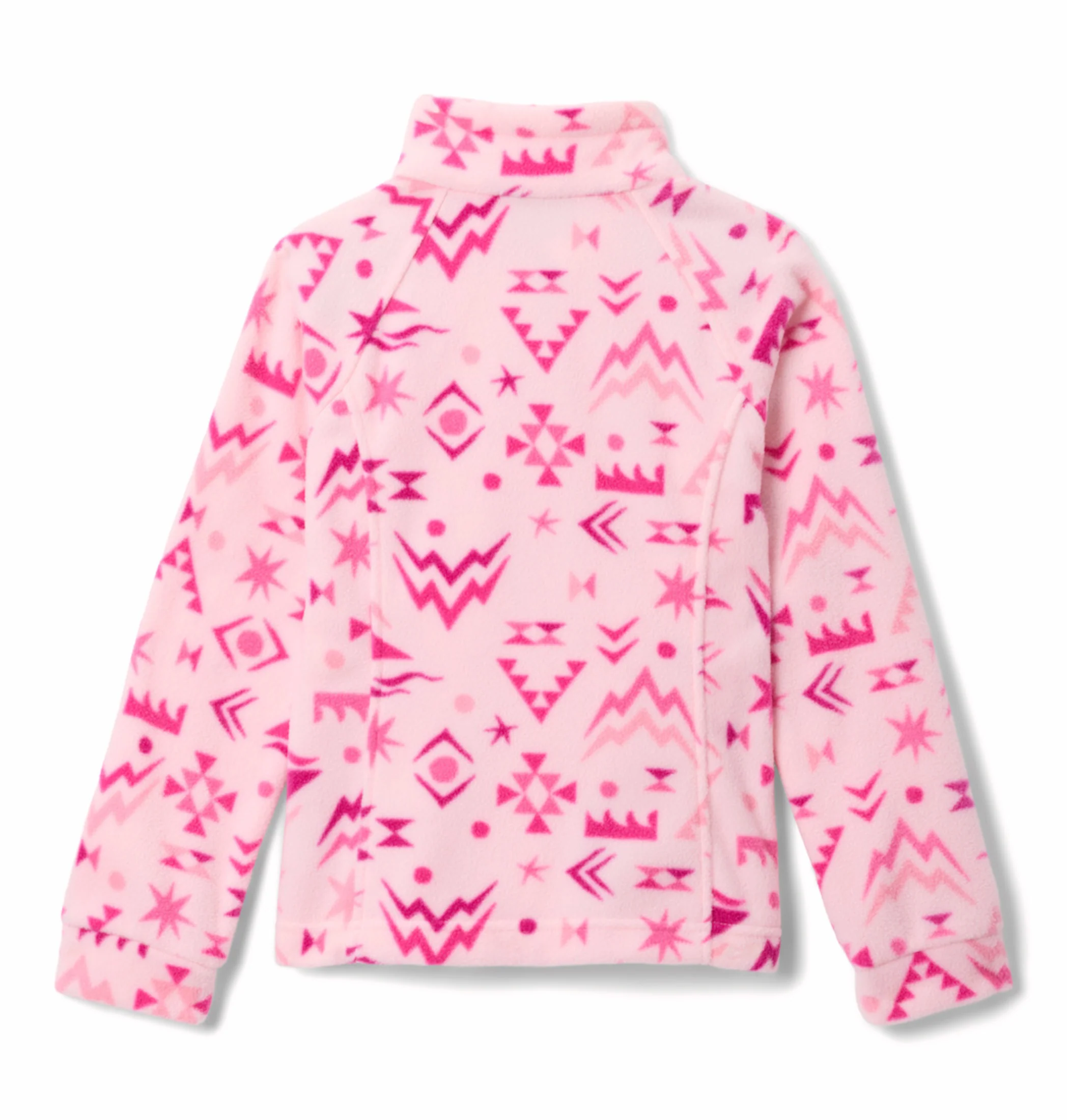 Columbia Kids Girls Pink Benton Springs II Fleece Jacket - Image 4