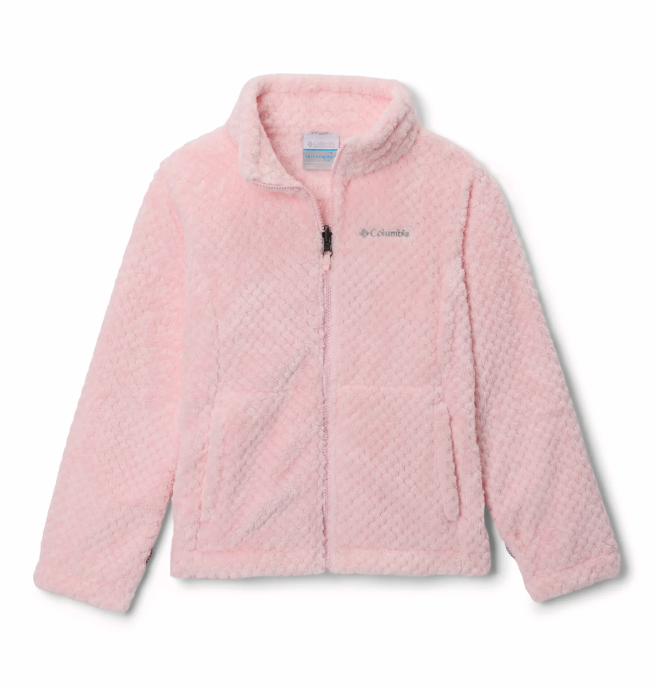 Columbia Kids Girls Pink OmniHeat Reflective Bugaboo III Fleece Interchangeable Jacket - Image 6