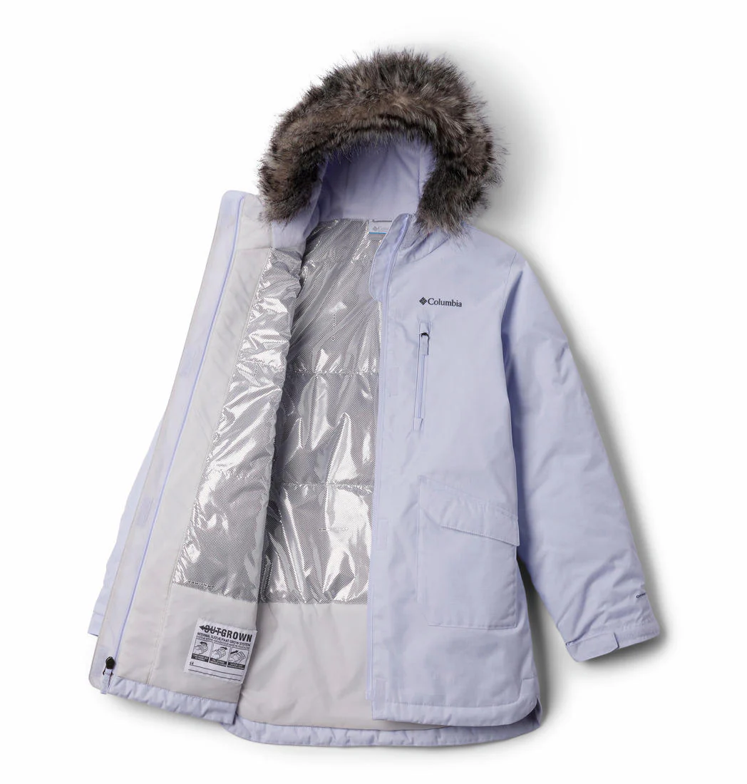 Columbia Kids Girls Purple Suttle Mountain II Long Insulated Jkt - Image 3