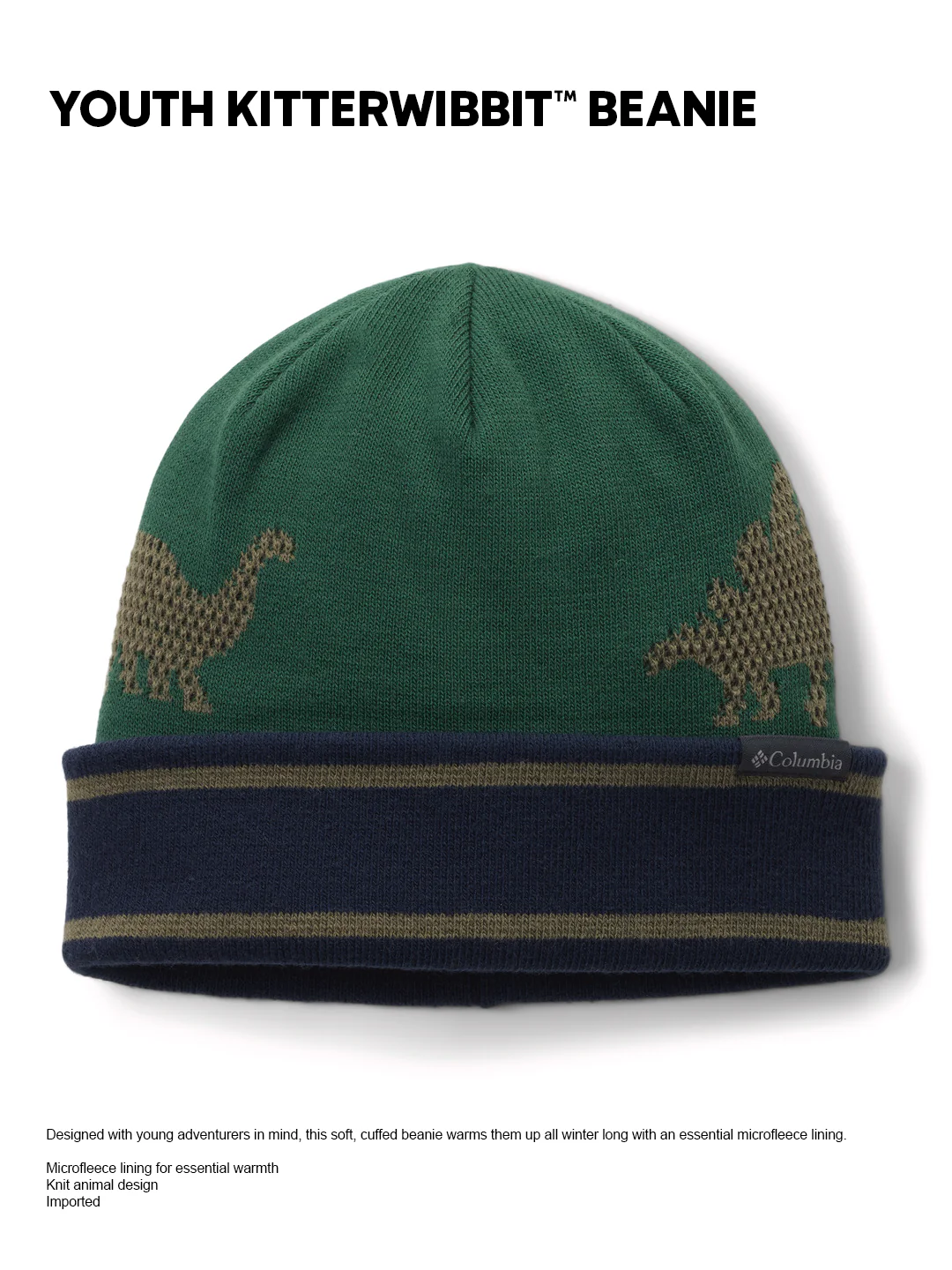 Columbia Kids Unisex Green  Kitterwibbit Beanie - Image 2
