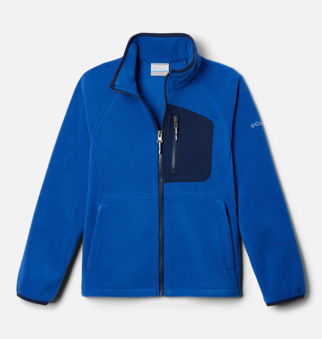 Columbia Kids Unisex Blue Fast Trek IV Fleece Full Zip