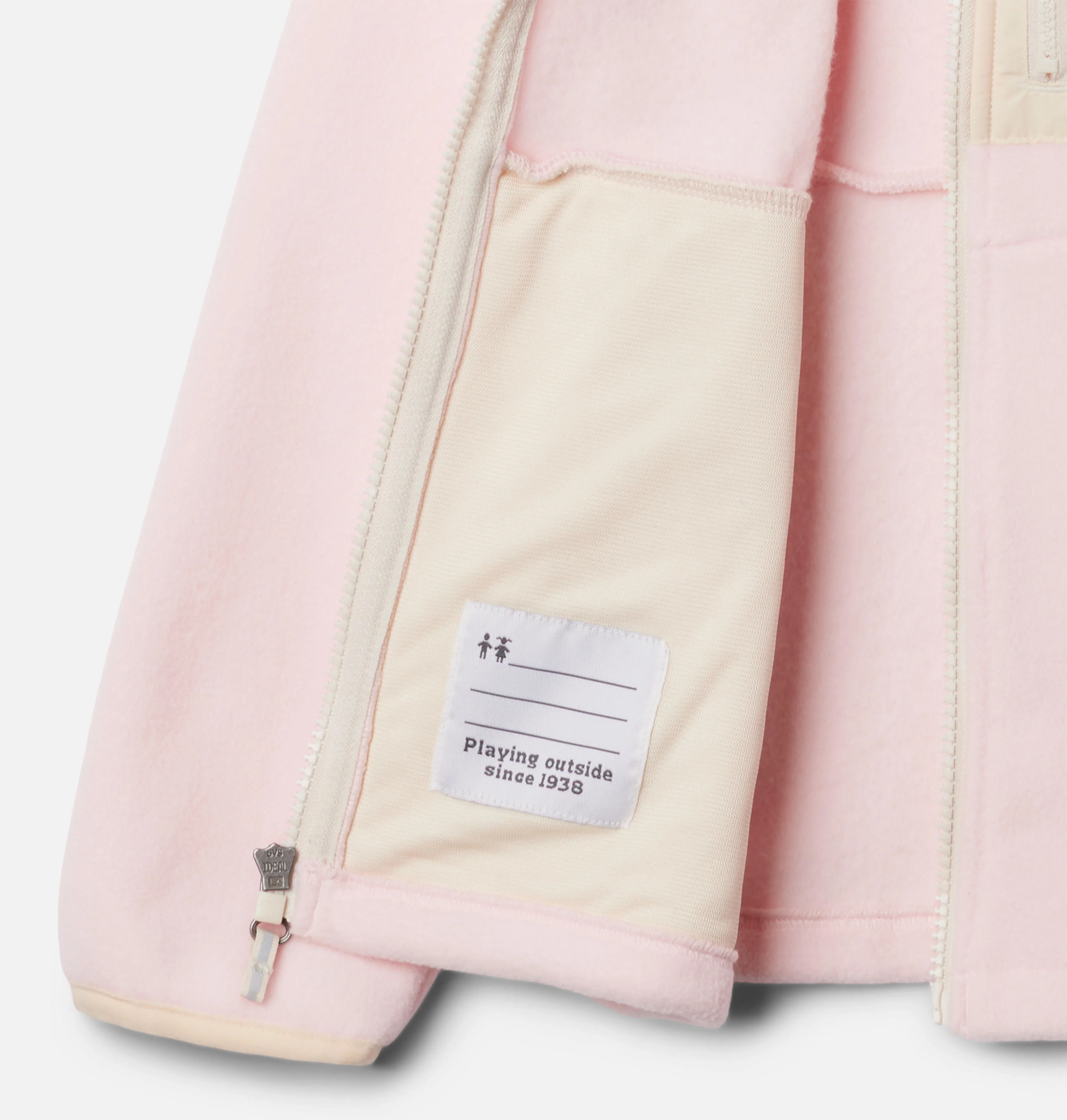 Columbia Kids Unisex Pink Fast Trek IV Fleece Full Zip - Image 4