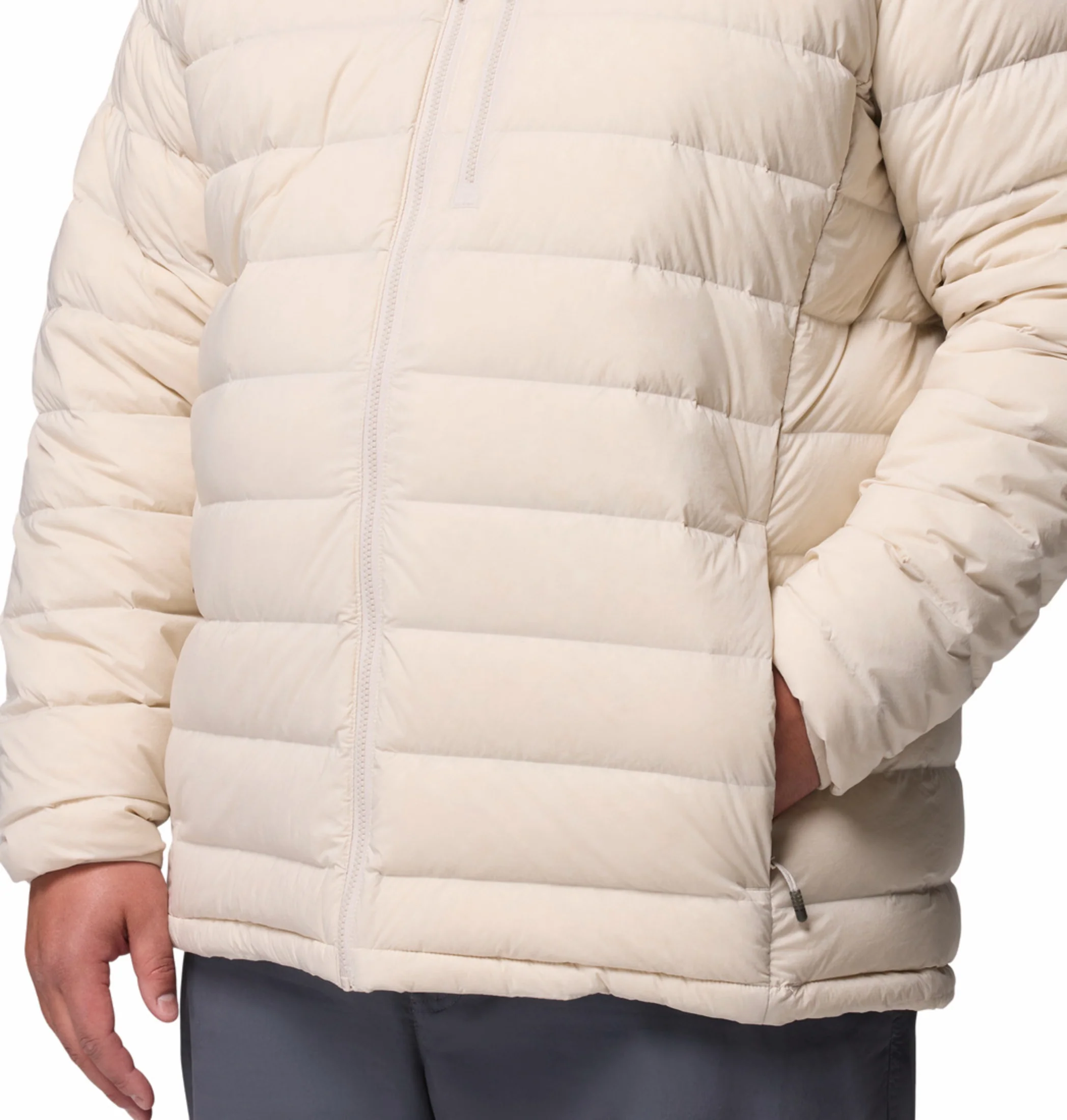 Columbia Men Beige HEAT SEAL Drift Peak Stretch Down Jacket - Image 10
