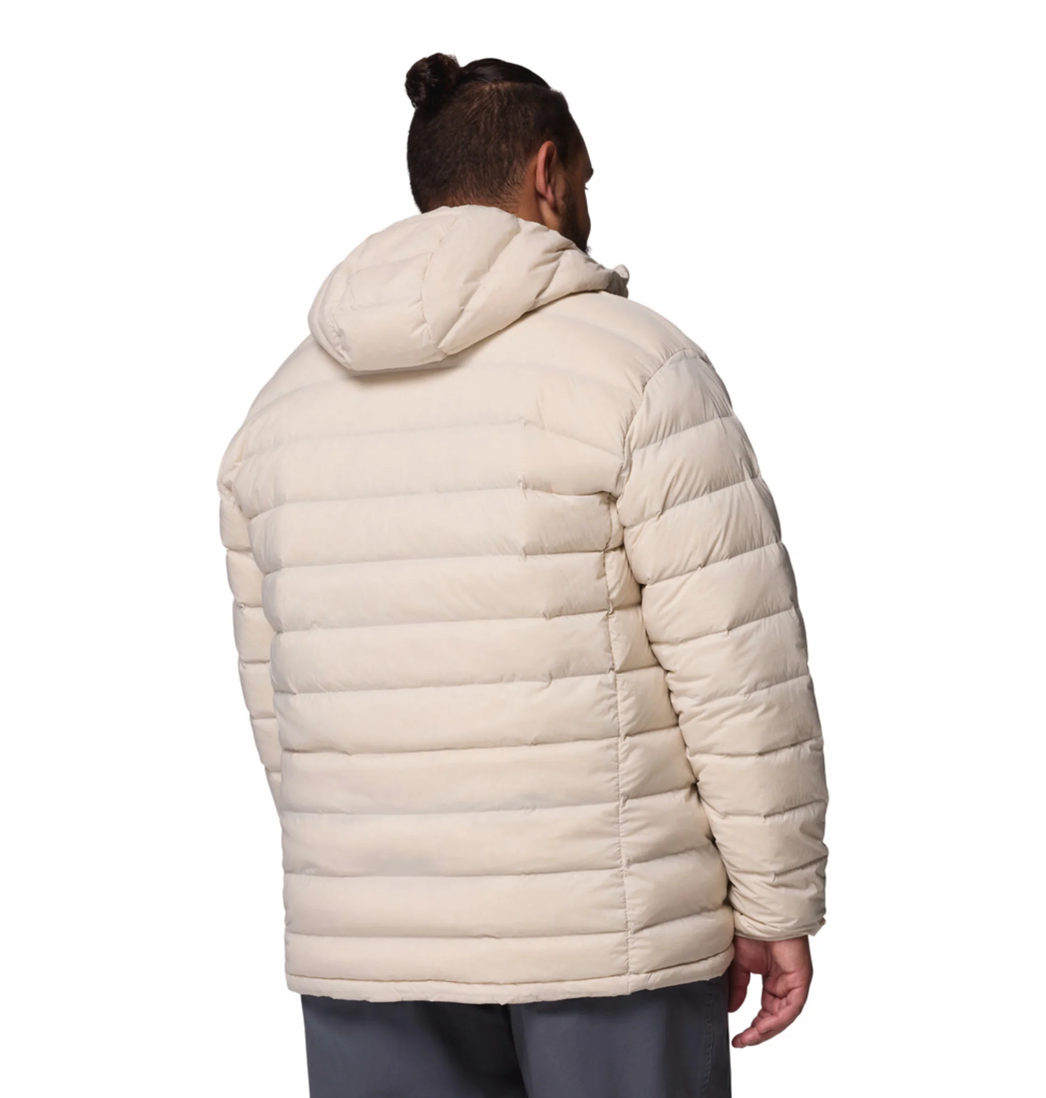 Columbia Men Beige HEAT SEAL Drift Peak Stretch Down Jacket - Image 4