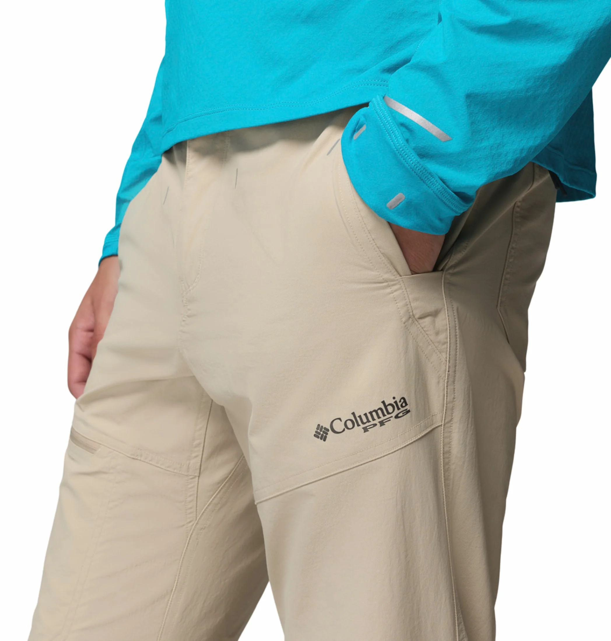 Columbia Men Beige Omni-Freeze PFG Pro Guide Pant - Image 10