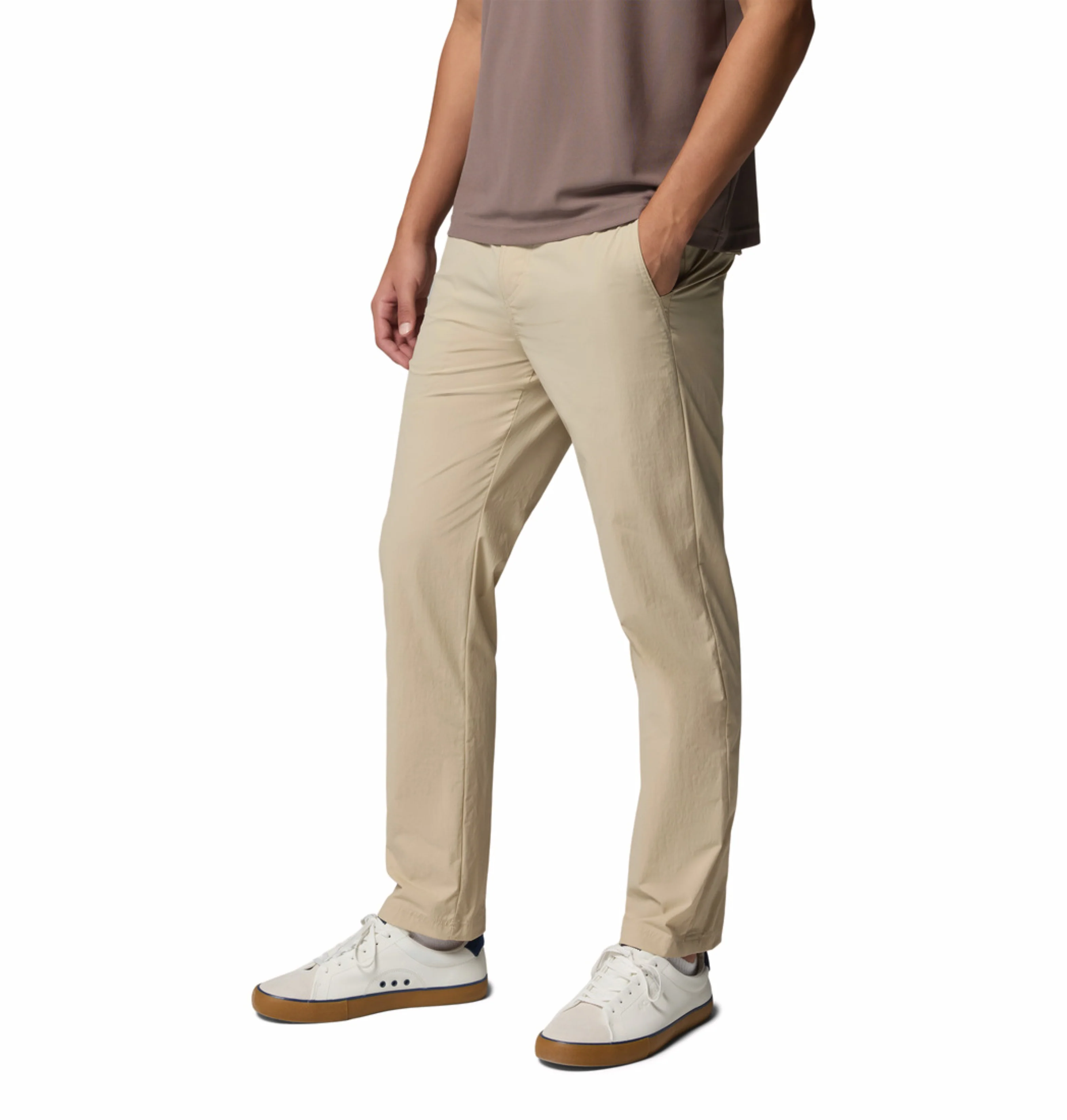 Columbia Men Beige Omni-Freeze ROC Lite Chino Pant (Plus Size) - Image 3