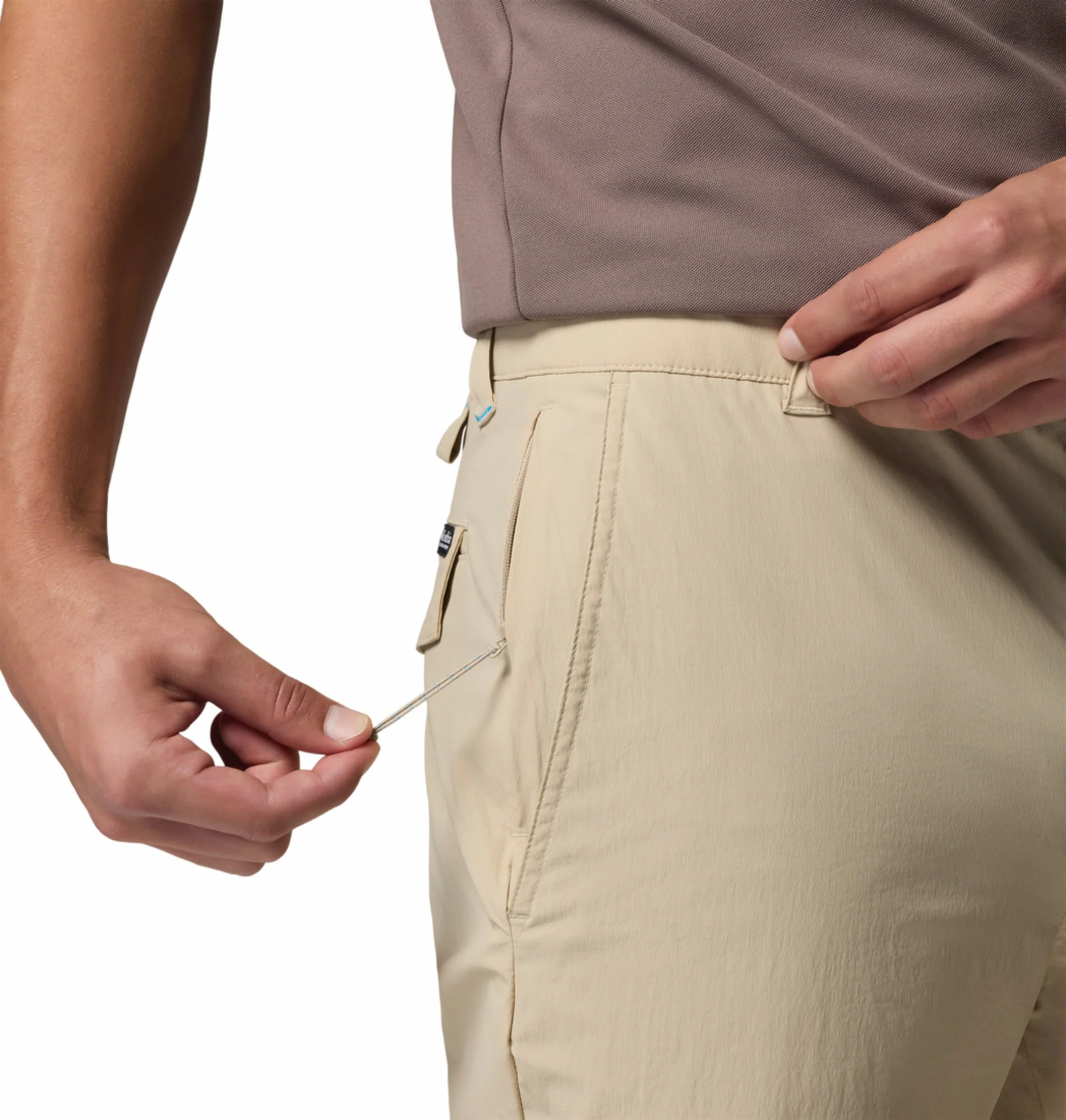 Columbia Men Beige Omni-Freeze ROC Lite Chino Pant (Plus Size) - Image 8