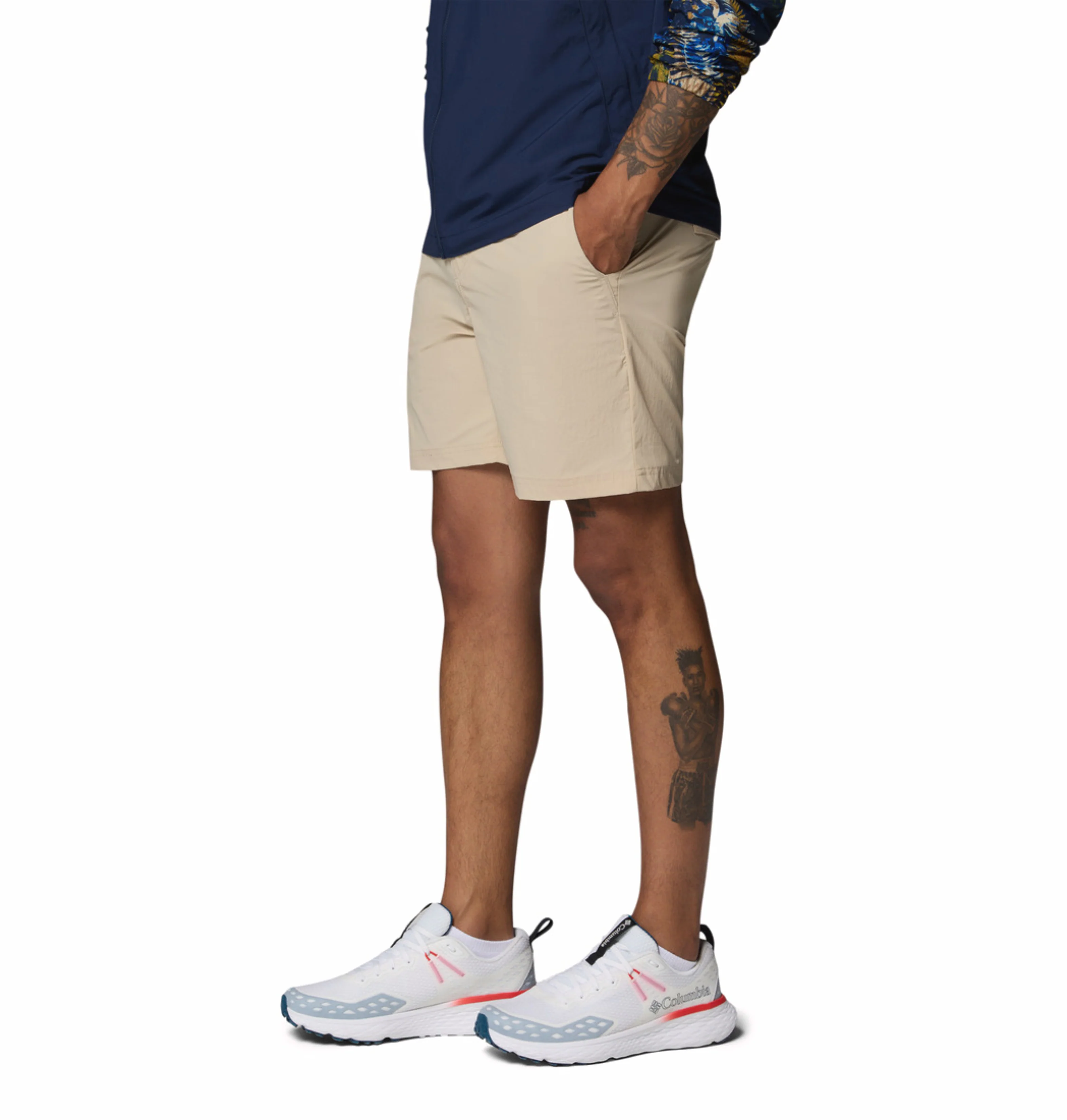 Columbia Men Beige Omni-Freeze ROC Lite Short - Image 5