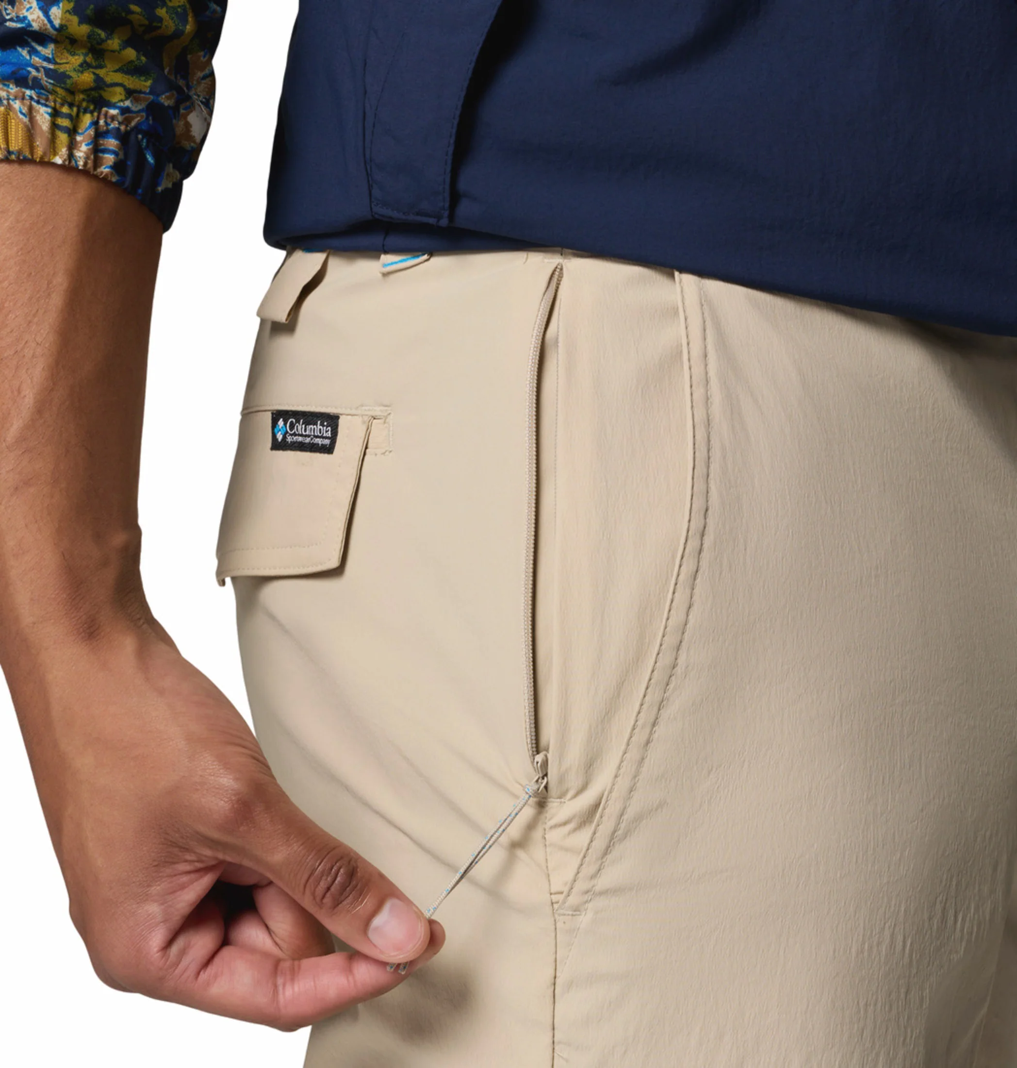 Columbia Men Beige Omni-Freeze ROC Lite Short - Image 8