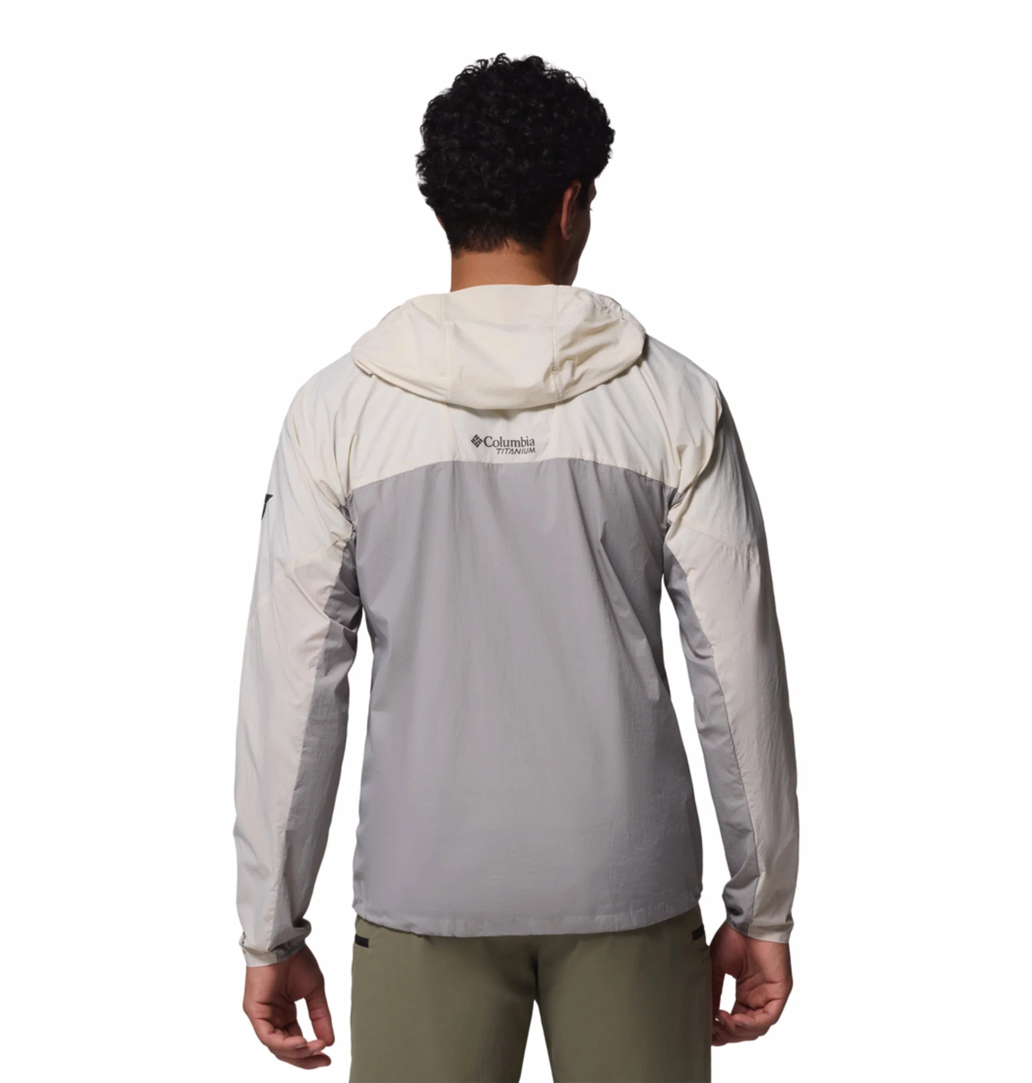 Columbia Men Beige Omni-Shade Khyex Pro Windbreaker - Image 2