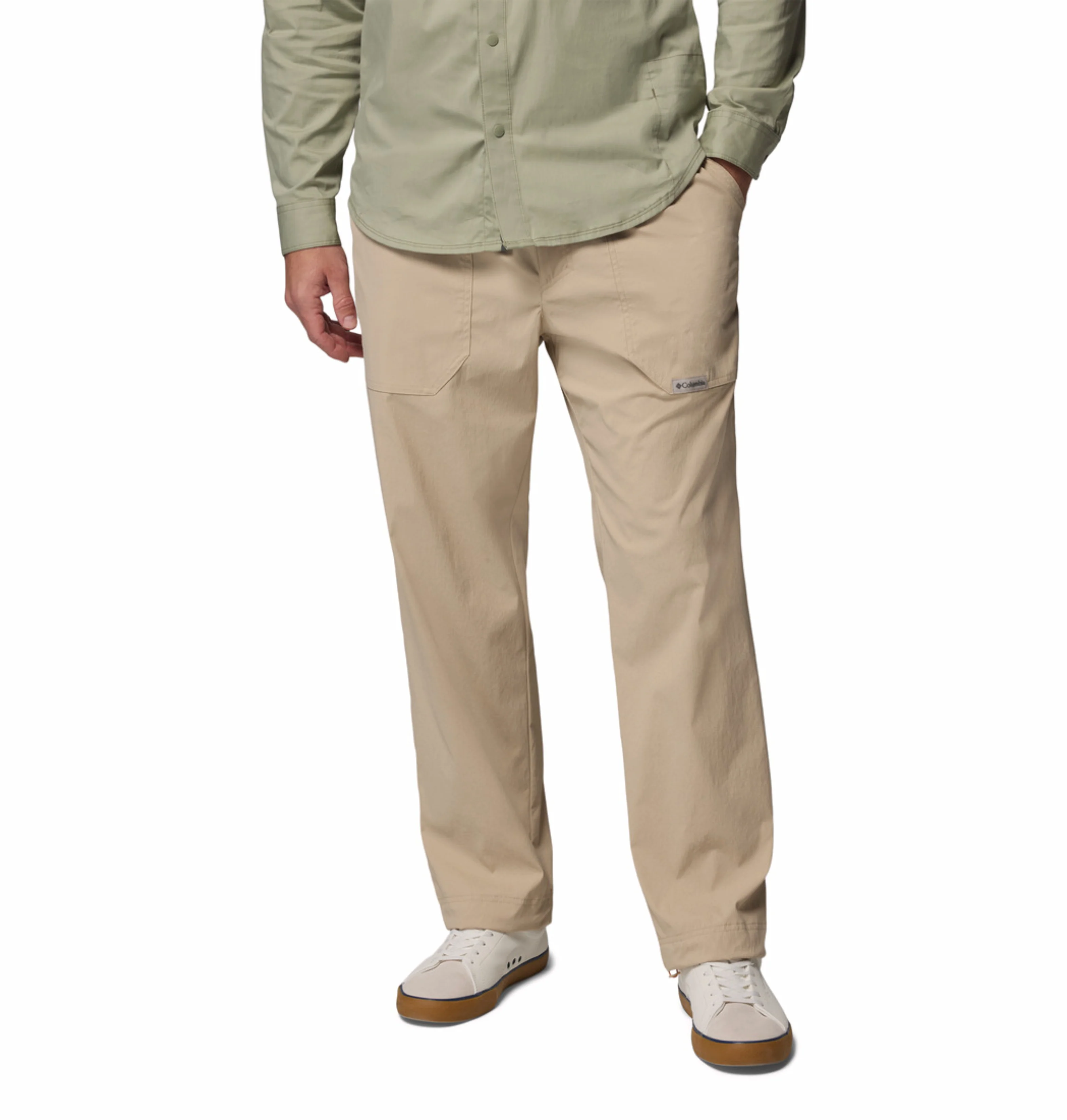 Columbia Men Beige Omni-Shade Landroamer Scout Pant