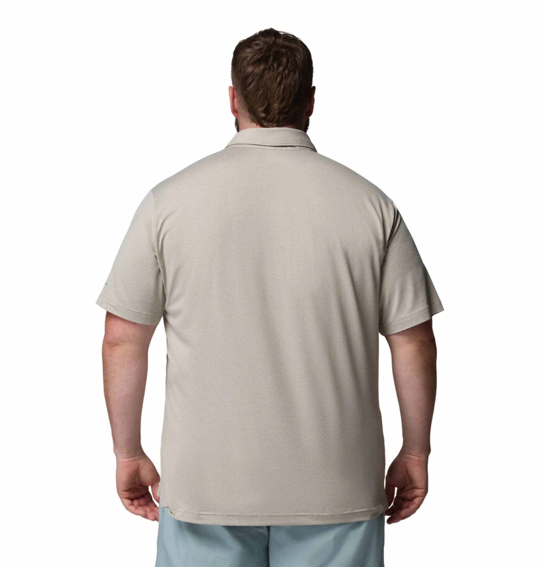 Columbia Men Beige Omni-Shade Parsons Point Polo Tshirt - Image 2