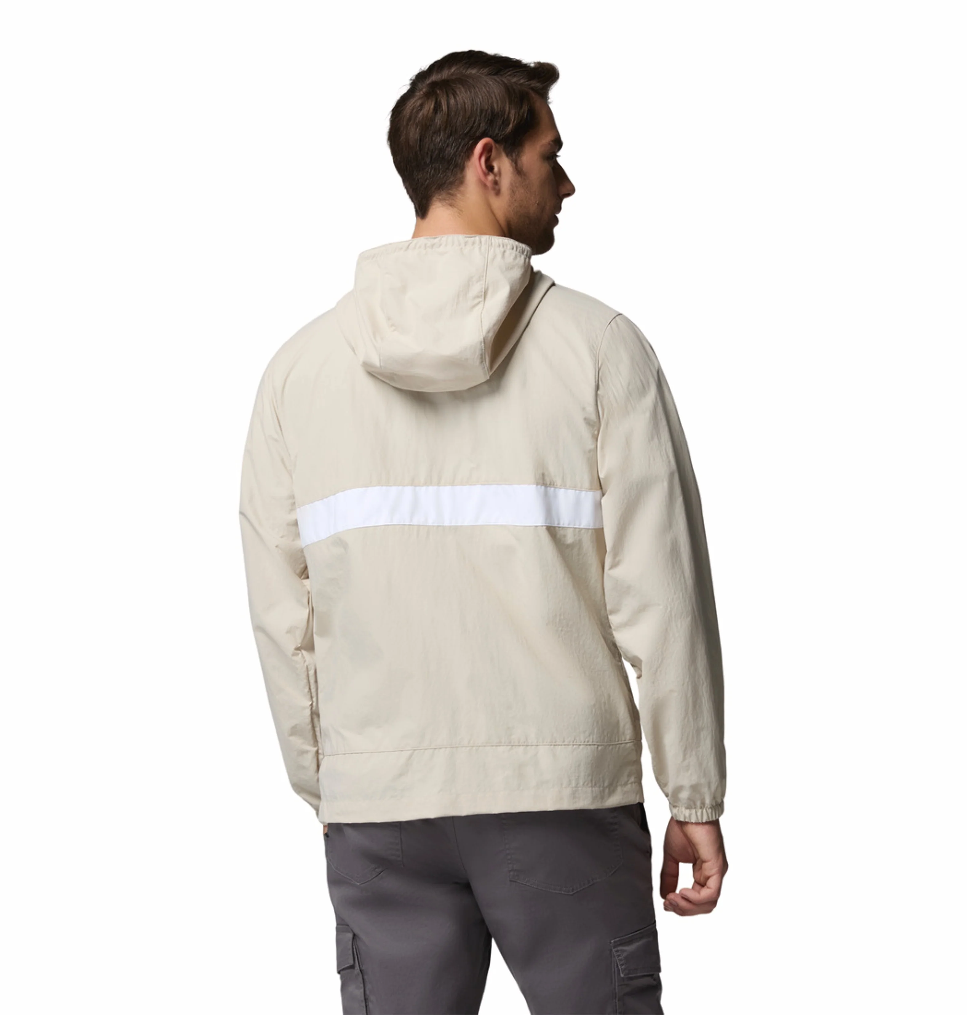 Columbia Men Beige Omni-Shade Spire Valley Windbreaker - Image 4