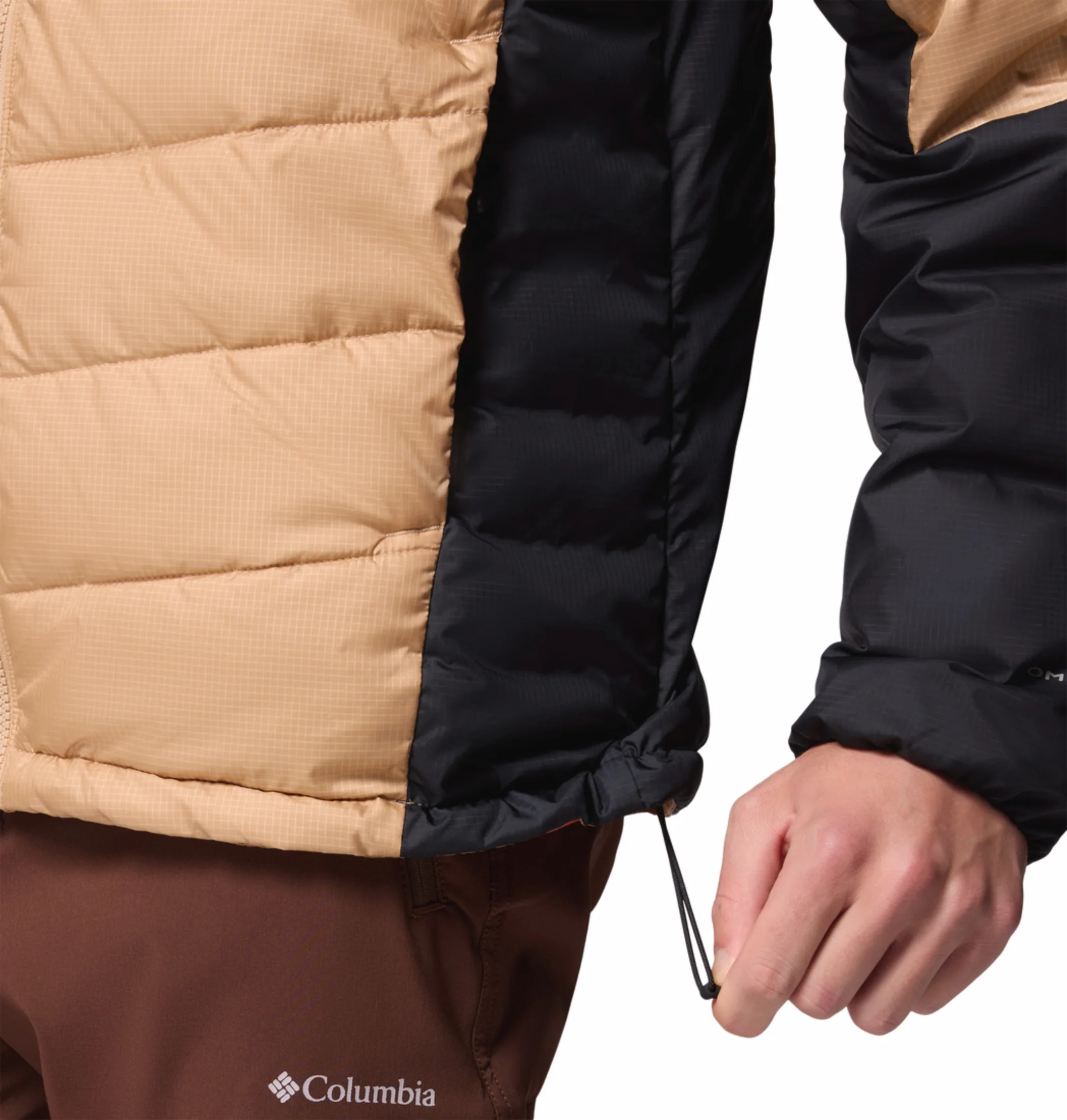 Columbia Men Beige OmniHeat Infinity Labyrinth Loop II Down Jacket - Image 10