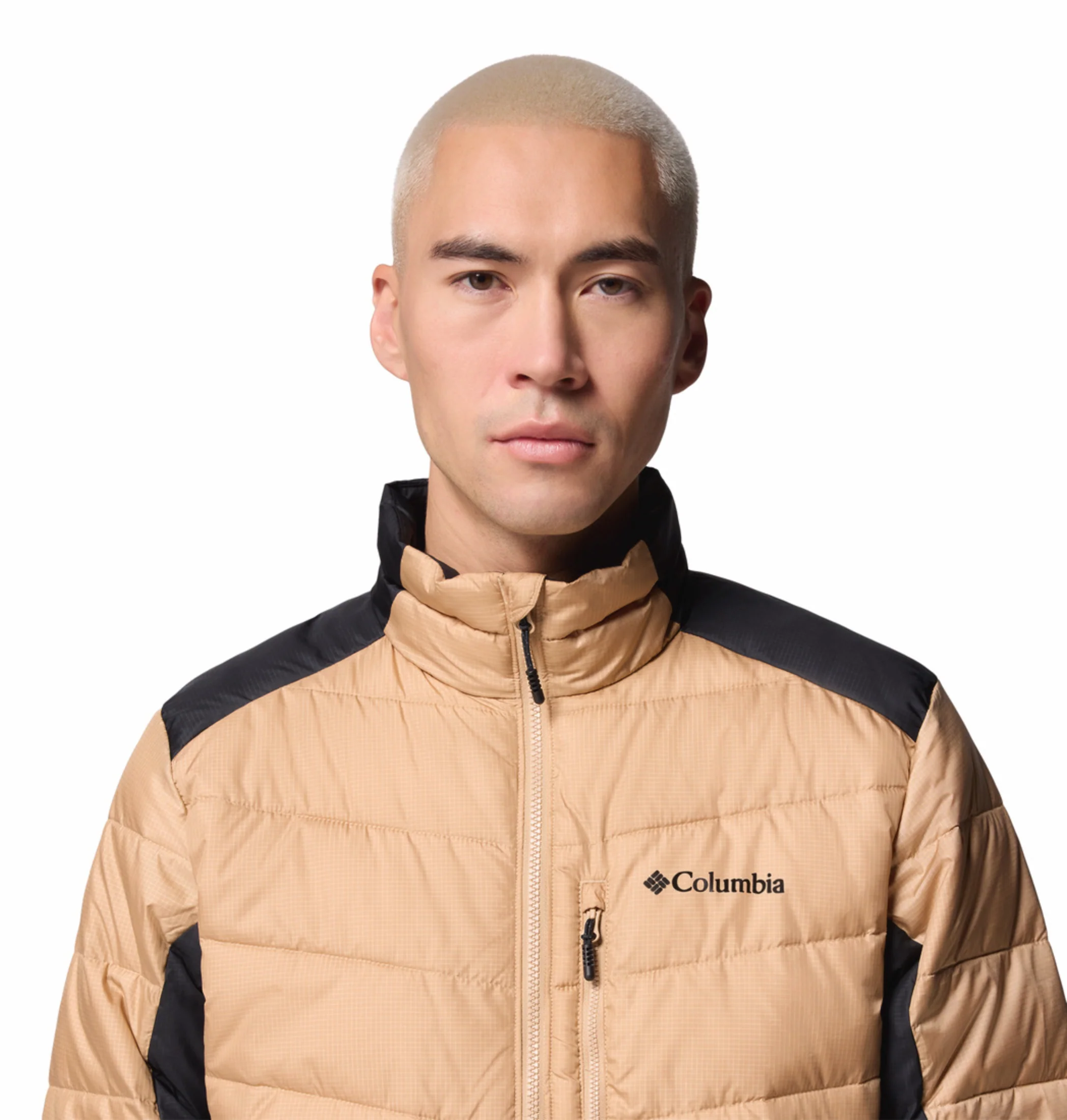 Columbia Men Beige OmniHeat Infinity Labyrinth Loop II Down Jacket - Image 8