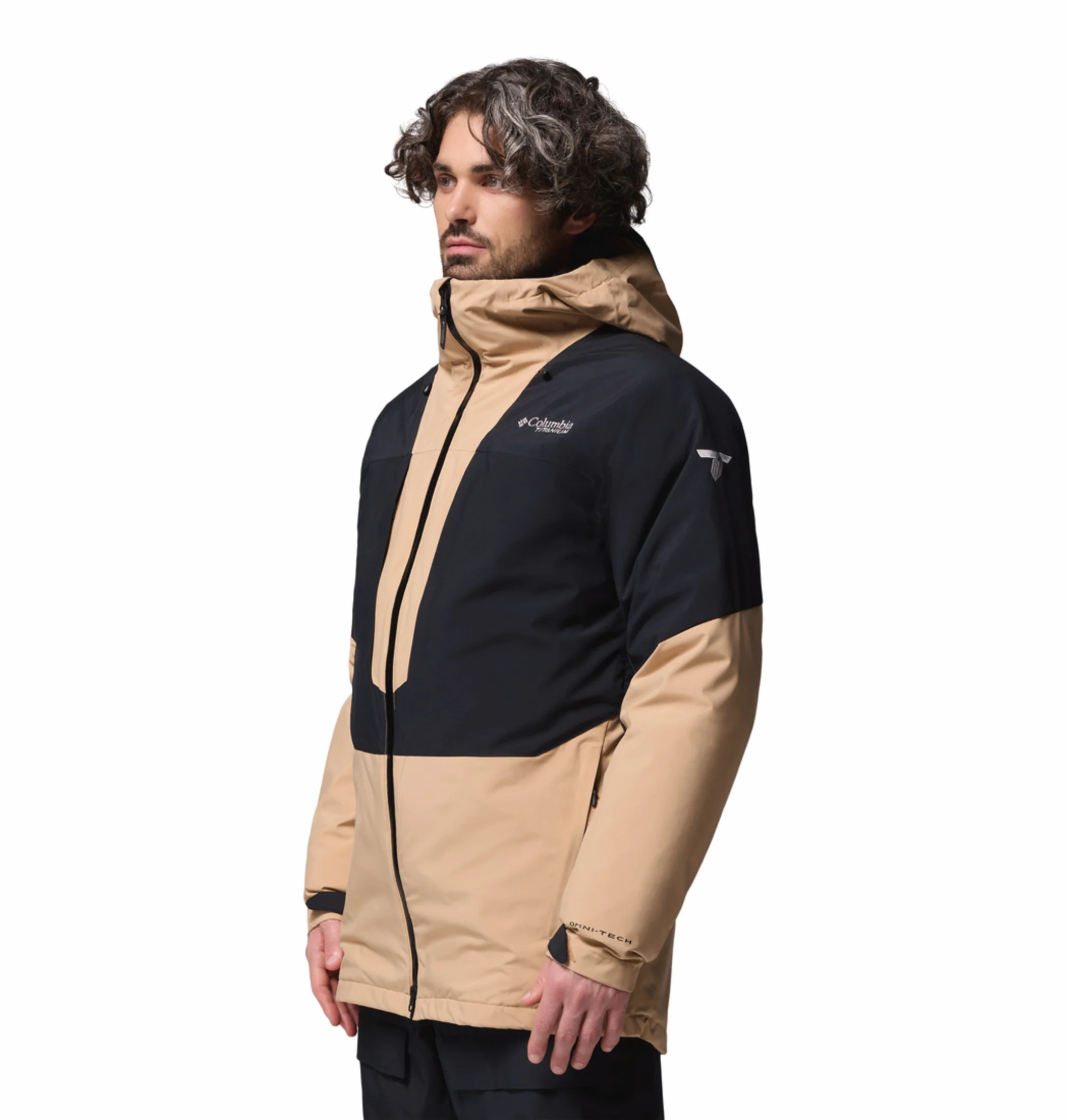 Columbia Men Beige OmniHeat Infinity Winter District II Interchangeable Jacket - Image 5