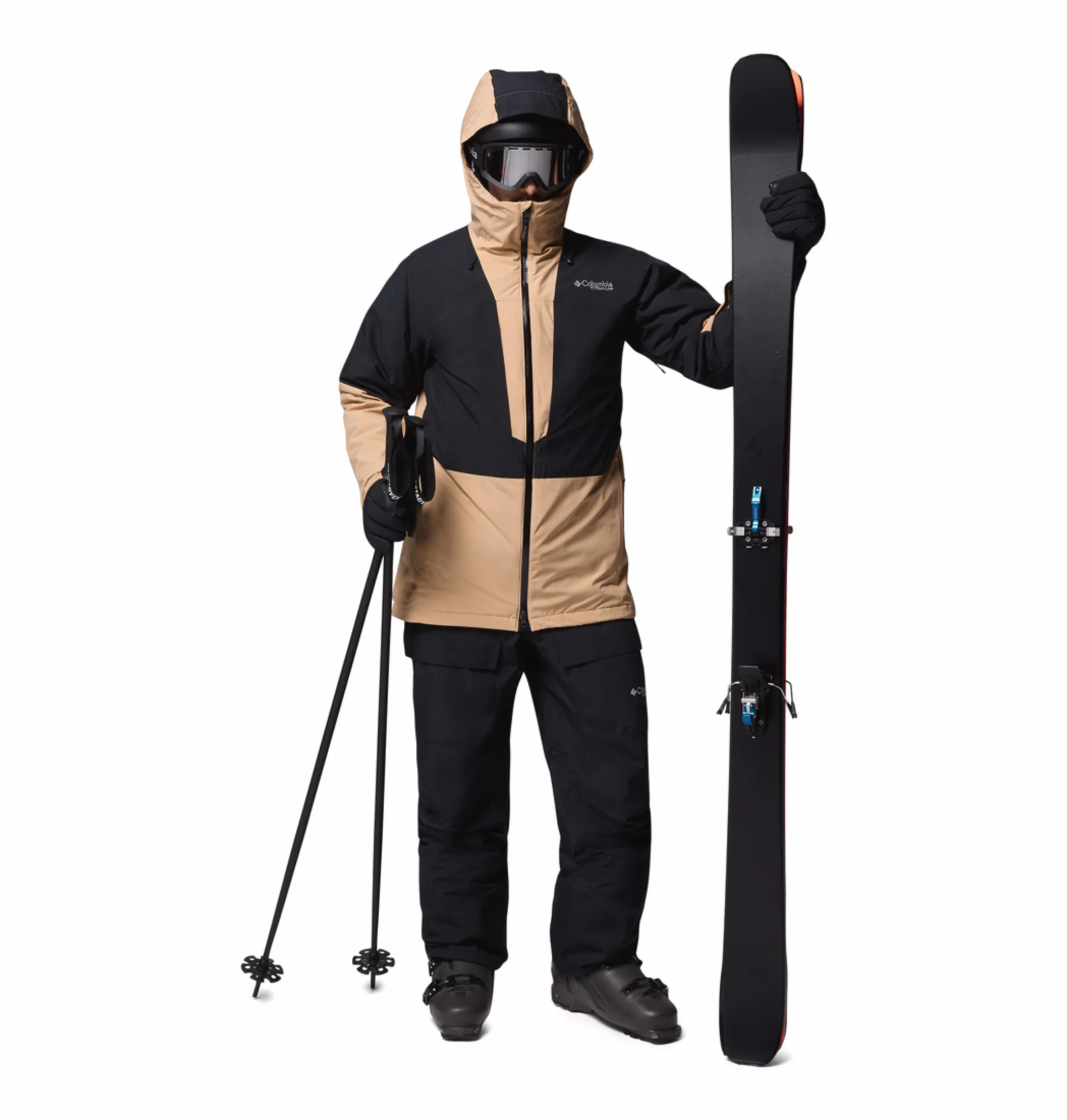 Columbia Men Beige OmniHeat Infinity Winter District II Interchangeable Jacket - Image 6