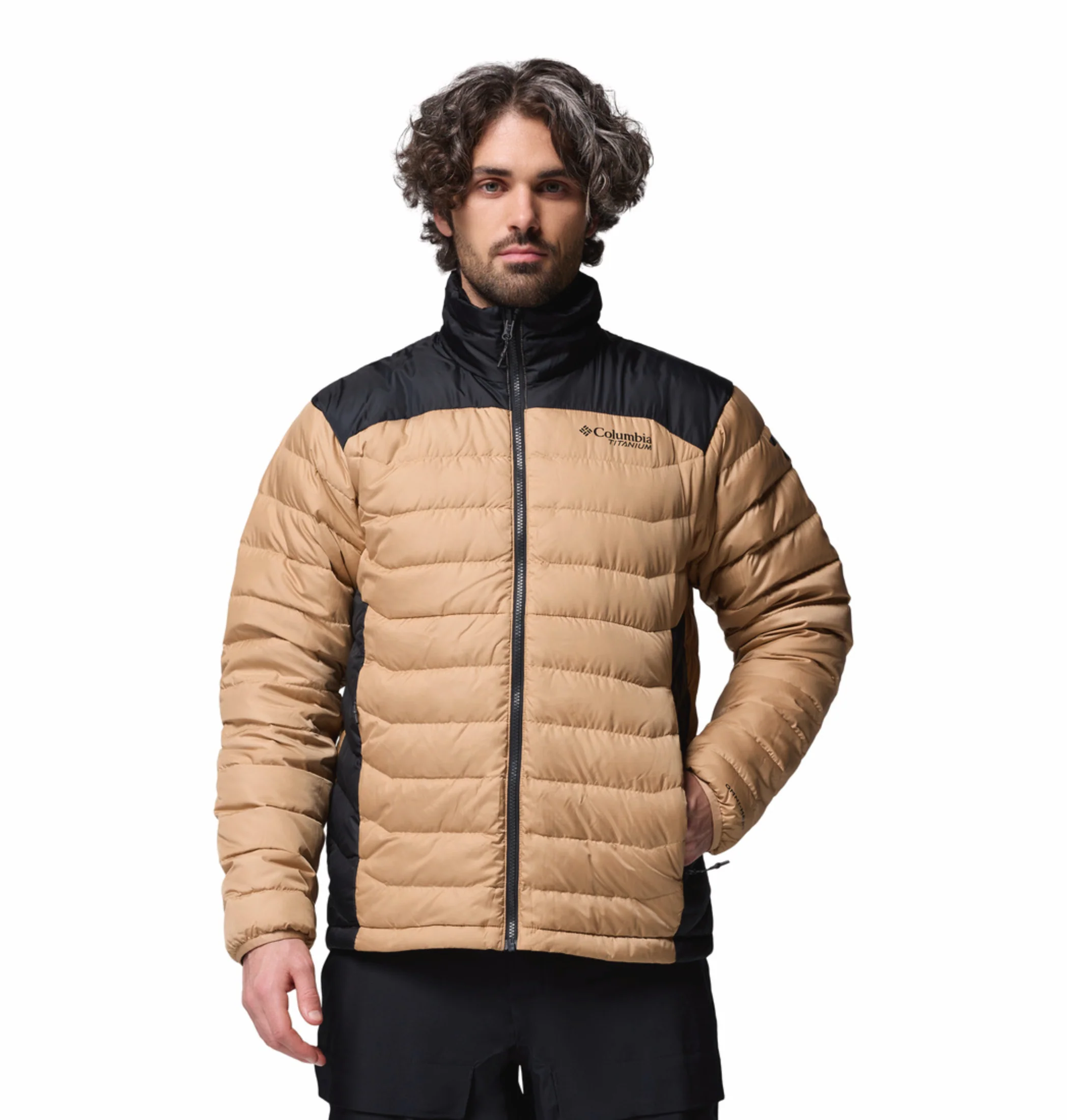 Columbia Men Beige OmniHeat Infinity Winter District II Interchangeable Jacket - Image 8