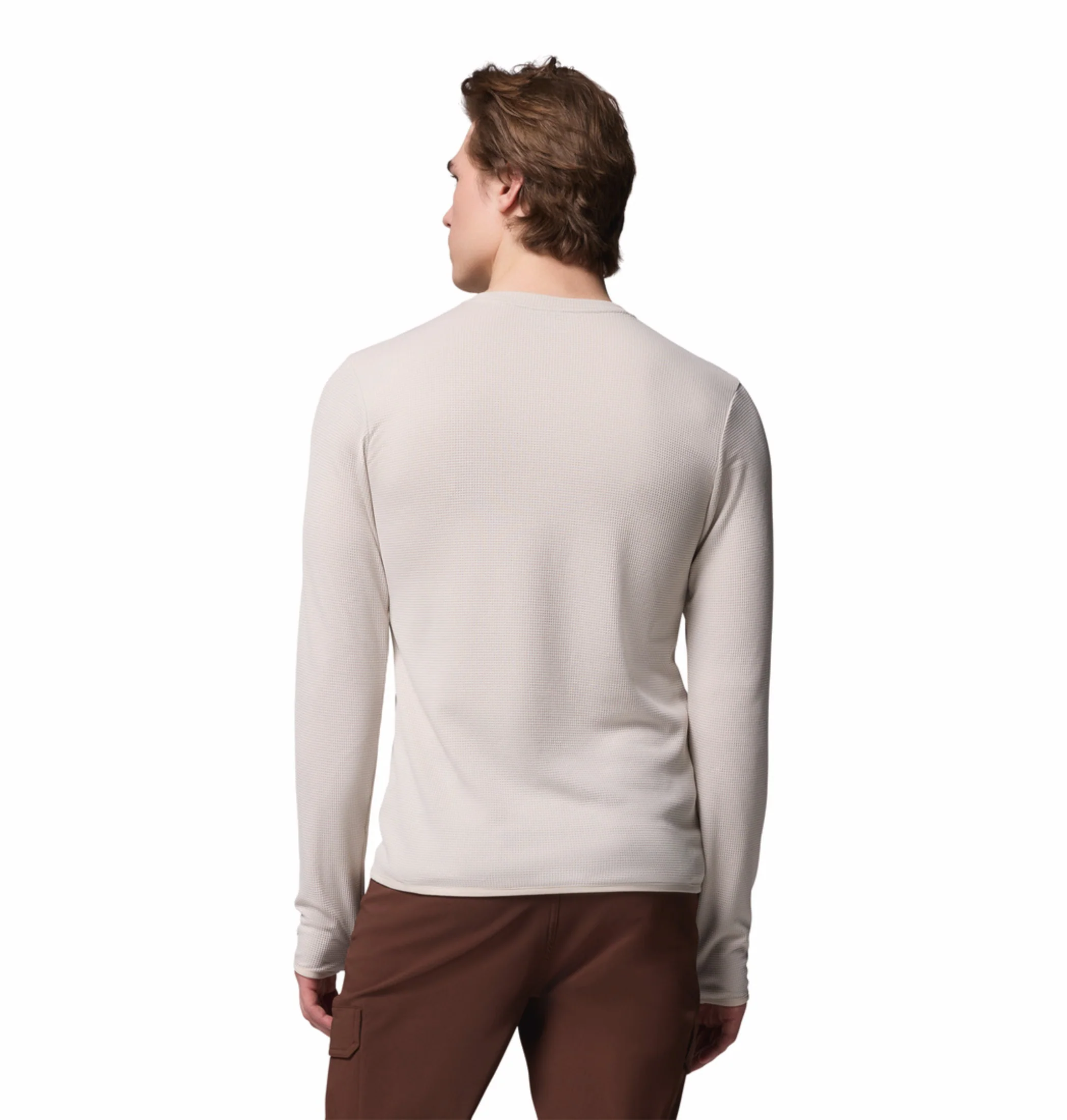 Columbia Men Beige OmniShade UPF 50 Tech Trail Utility Sweatshirt - Image 4