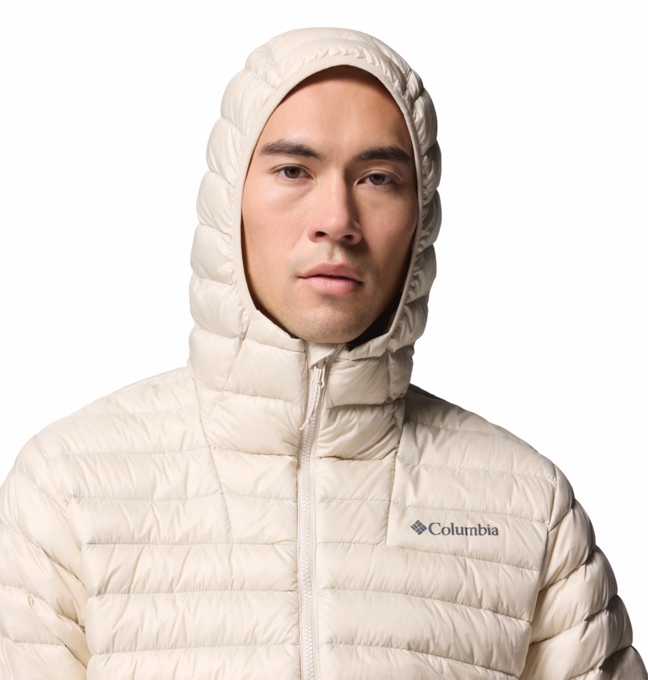 Columbia Men Beige OmniShield Corelite Down Jacket - Image 10