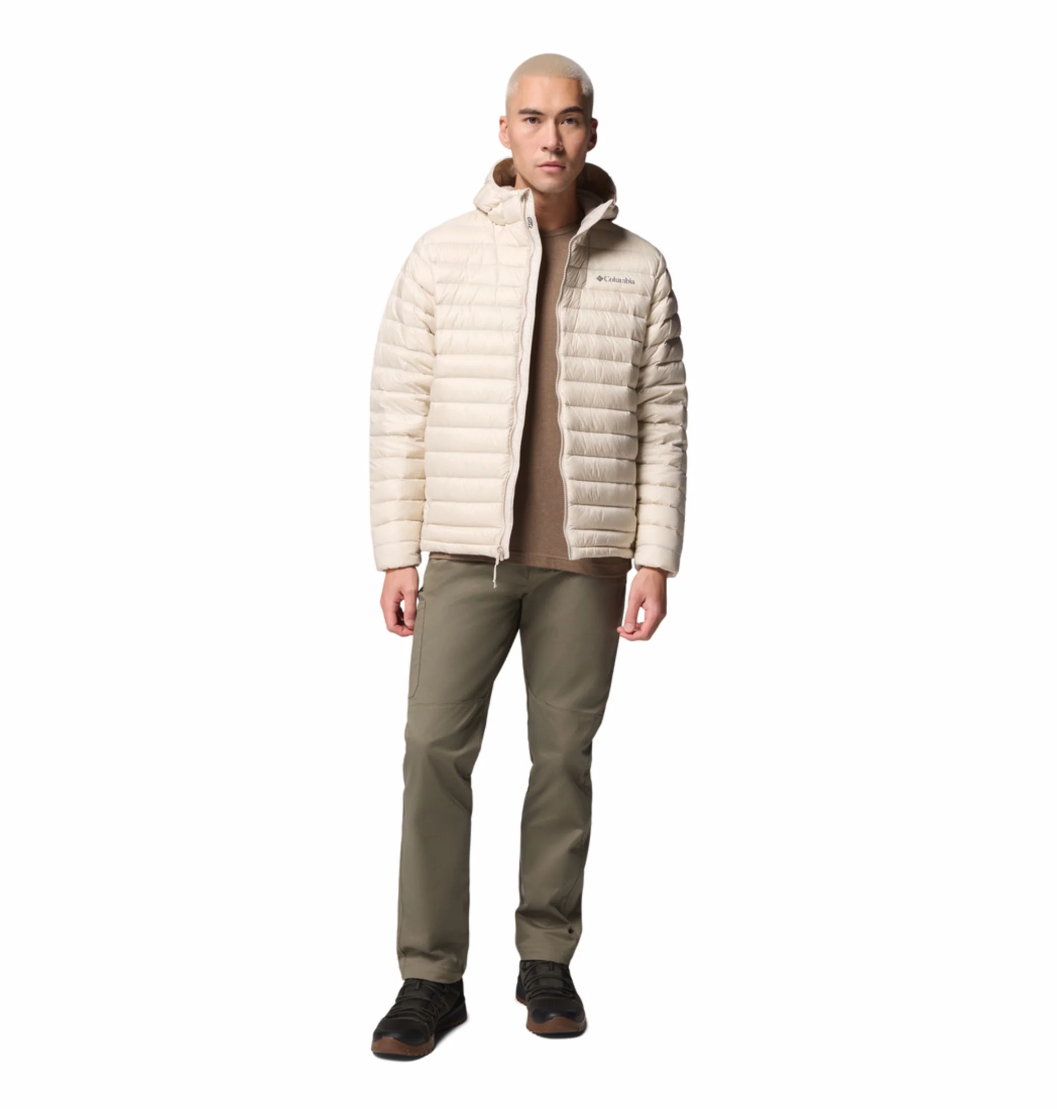 Columbia Men Beige OmniShield Corelite Down Jacket - Image 6