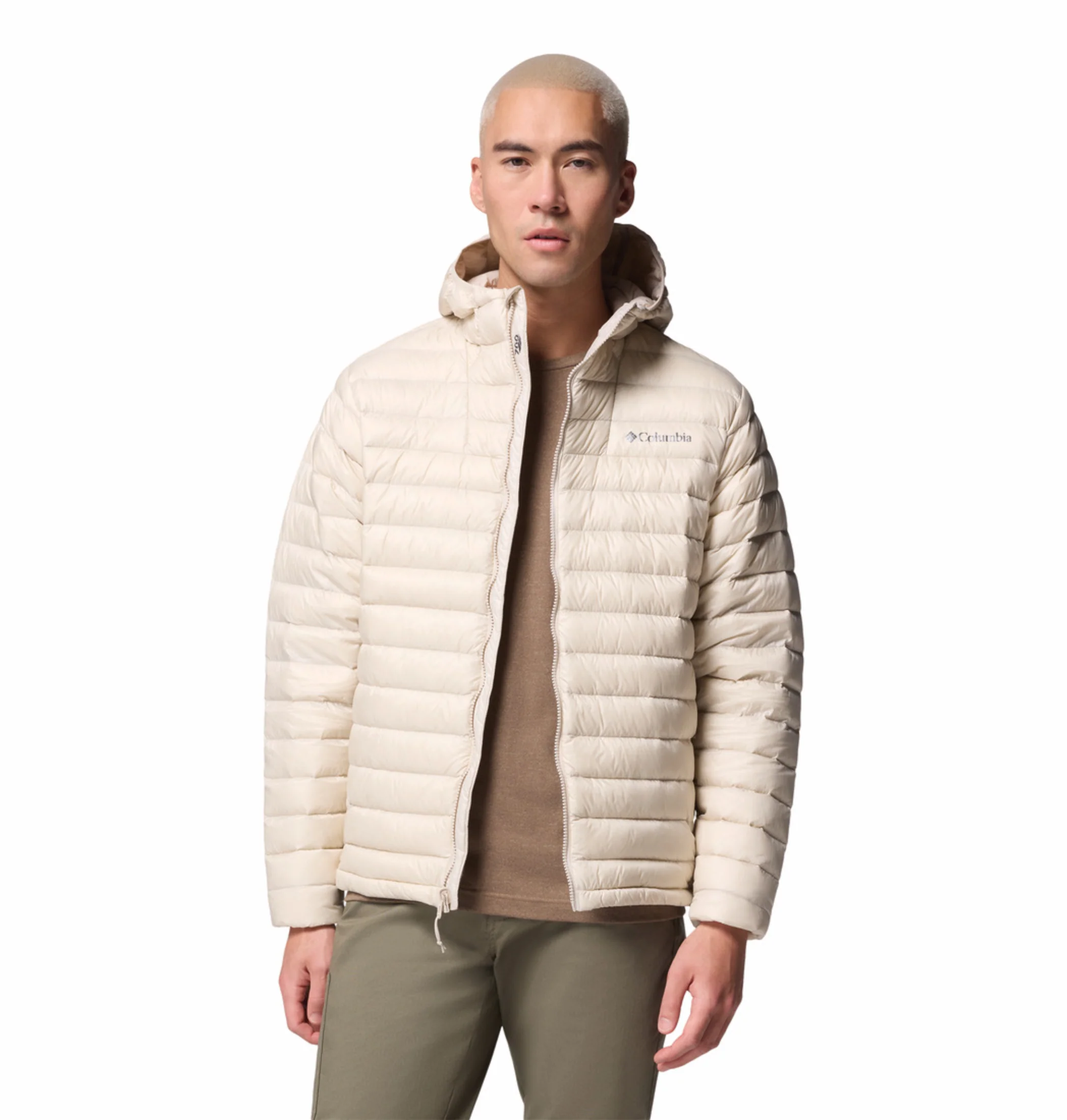 Columbia Men Beige OmniShield Corelite Down Jacket - Image 7