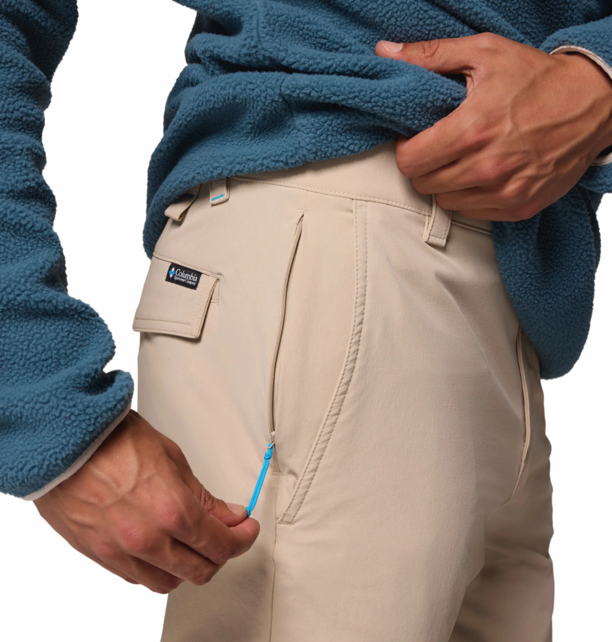 Columbia Men Beige OmniShield ROC Tech Chino Pant - Image 8