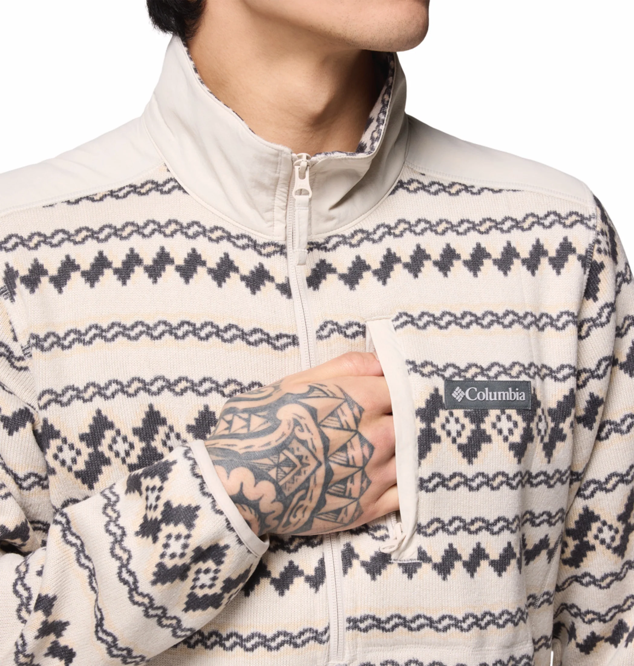 Columbia Men Beige Sweater Weather Pullover - Image 8