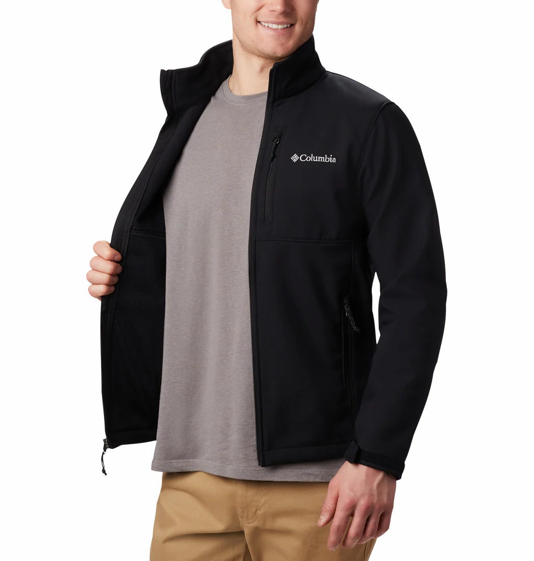 Columbia Men Black Ascender Softshell Jacket (Plus Size) - Image 4