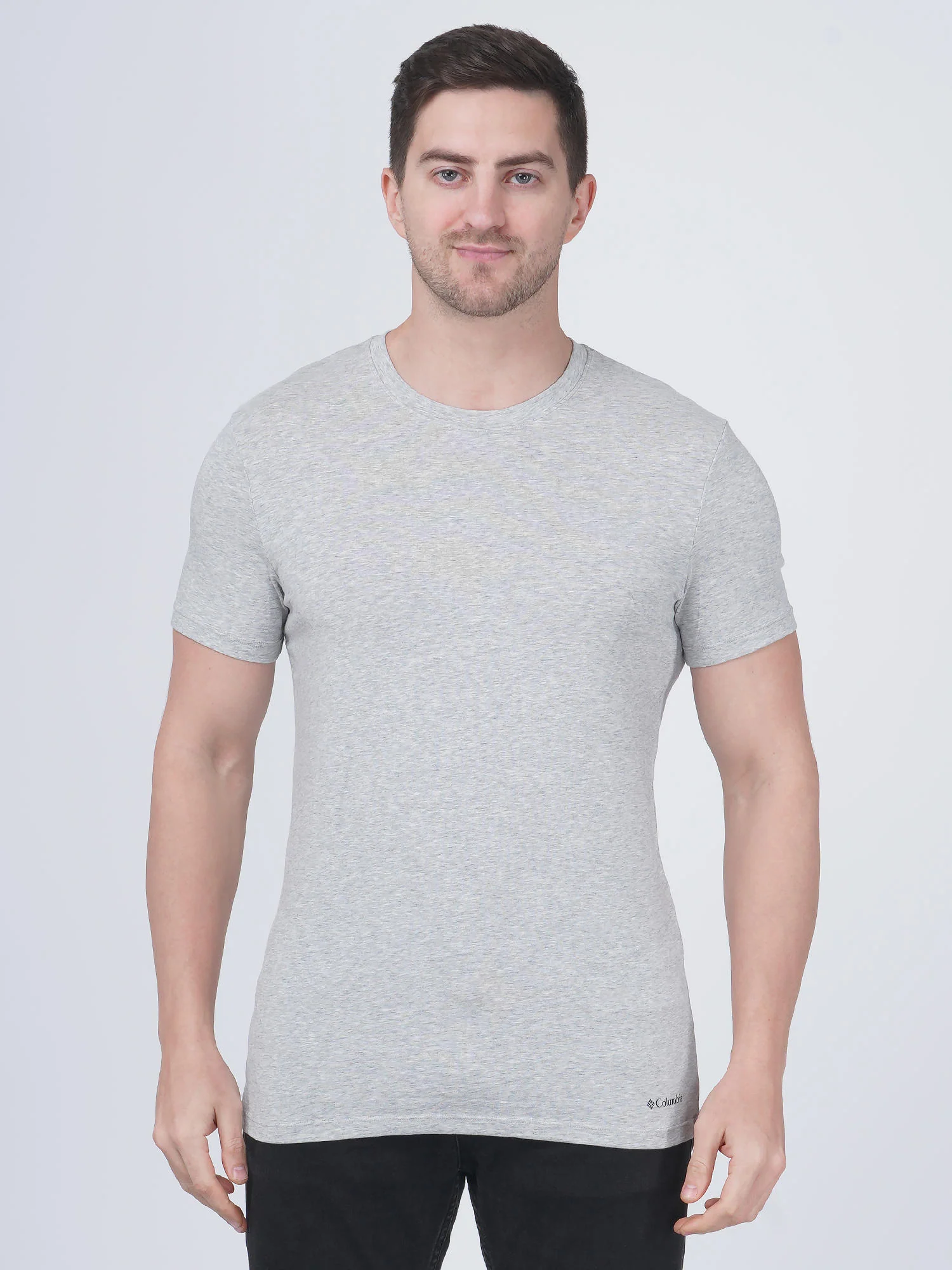 Columbia Men Multi Cotton / Stretch Crew-Neck Tee 3 Pack Solid (Non Returnable) - Image 8