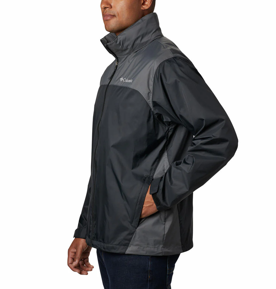 Columbia Men Black Glennaker Lake Rain Jacket - Image 4