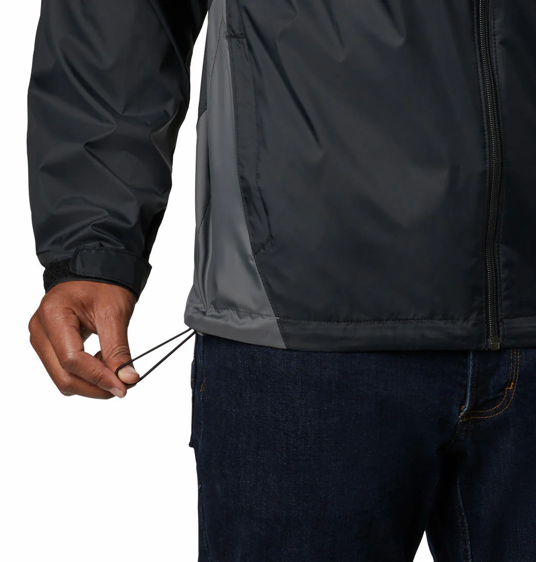Columbia Men Black Glennaker Lake Rain Jacket - Image 6