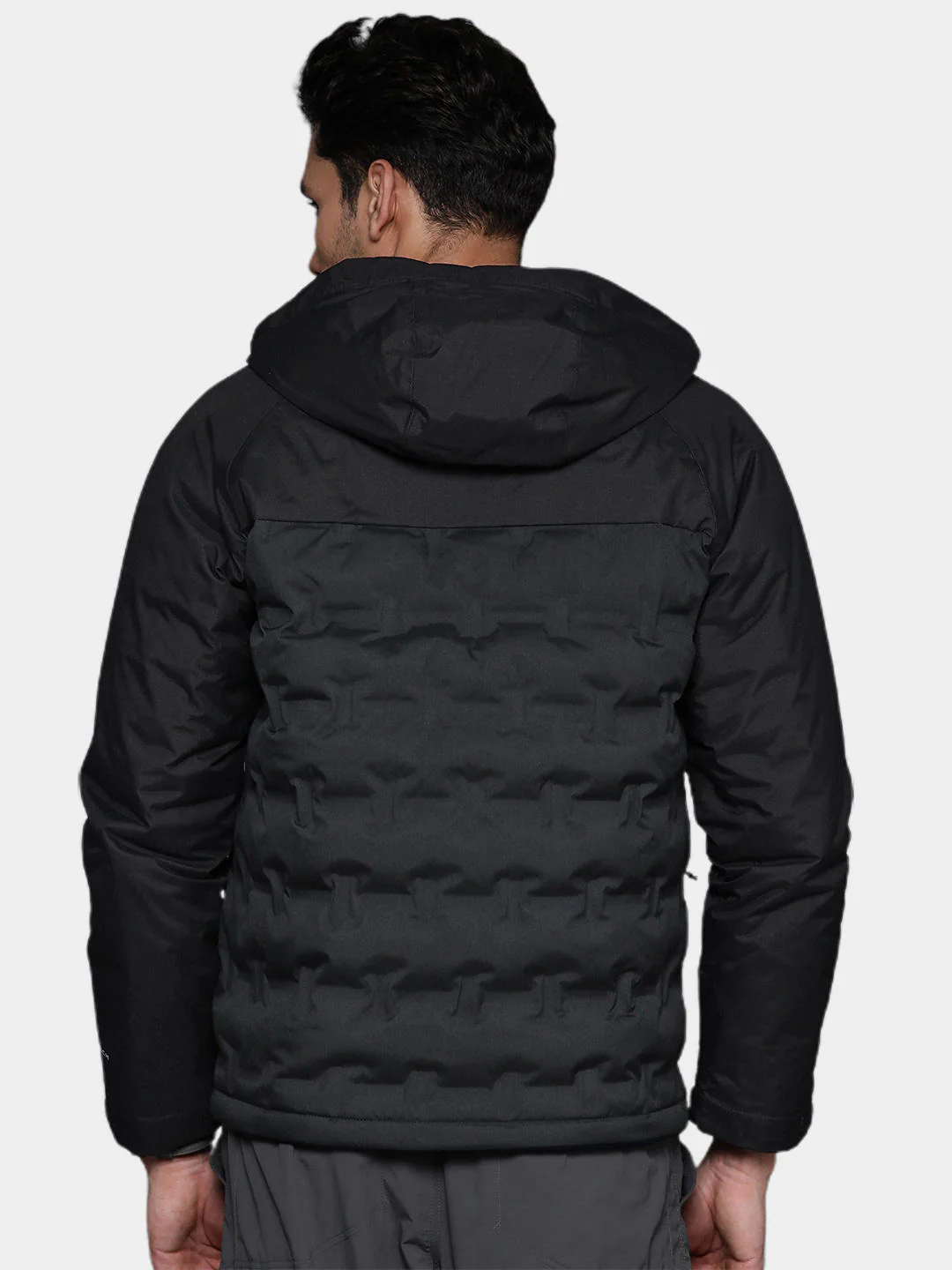 Columbia Men Black Grand Trek II Down Hooded Jacket - Image 12