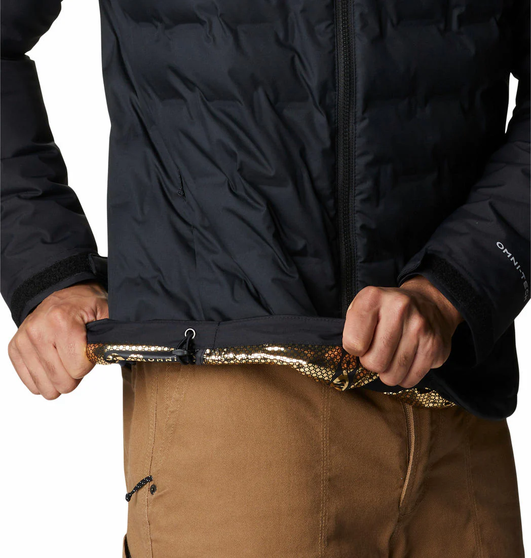 Columbia Men Black Grand Trek II Down Hooded Jacket - Image 5