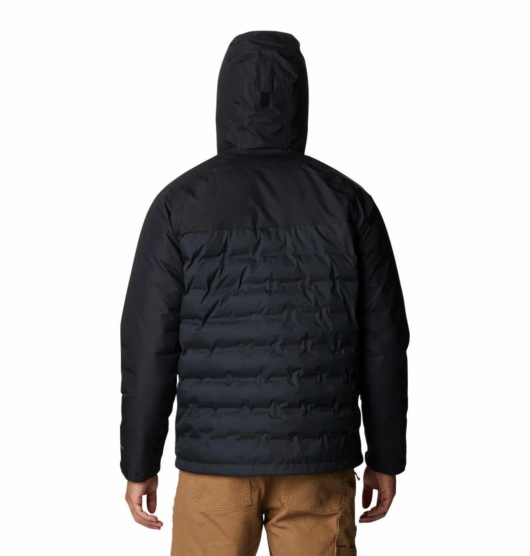 Columbia Men Black Grand Trek II Down Hooded Jacket - Image 6