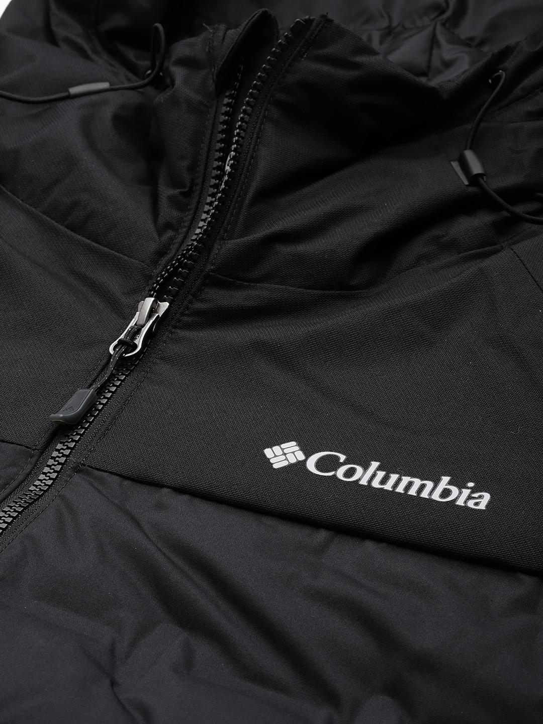 Columbia Men Black Grand Trek II Down Hooded Jacket - Image 7