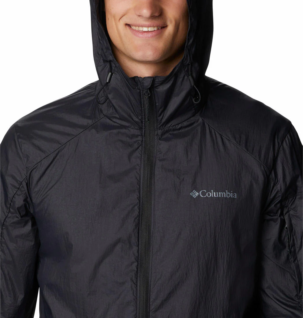 Columbia Men Black Loop Trail Windbreaker (Sun Protection) - Image 4