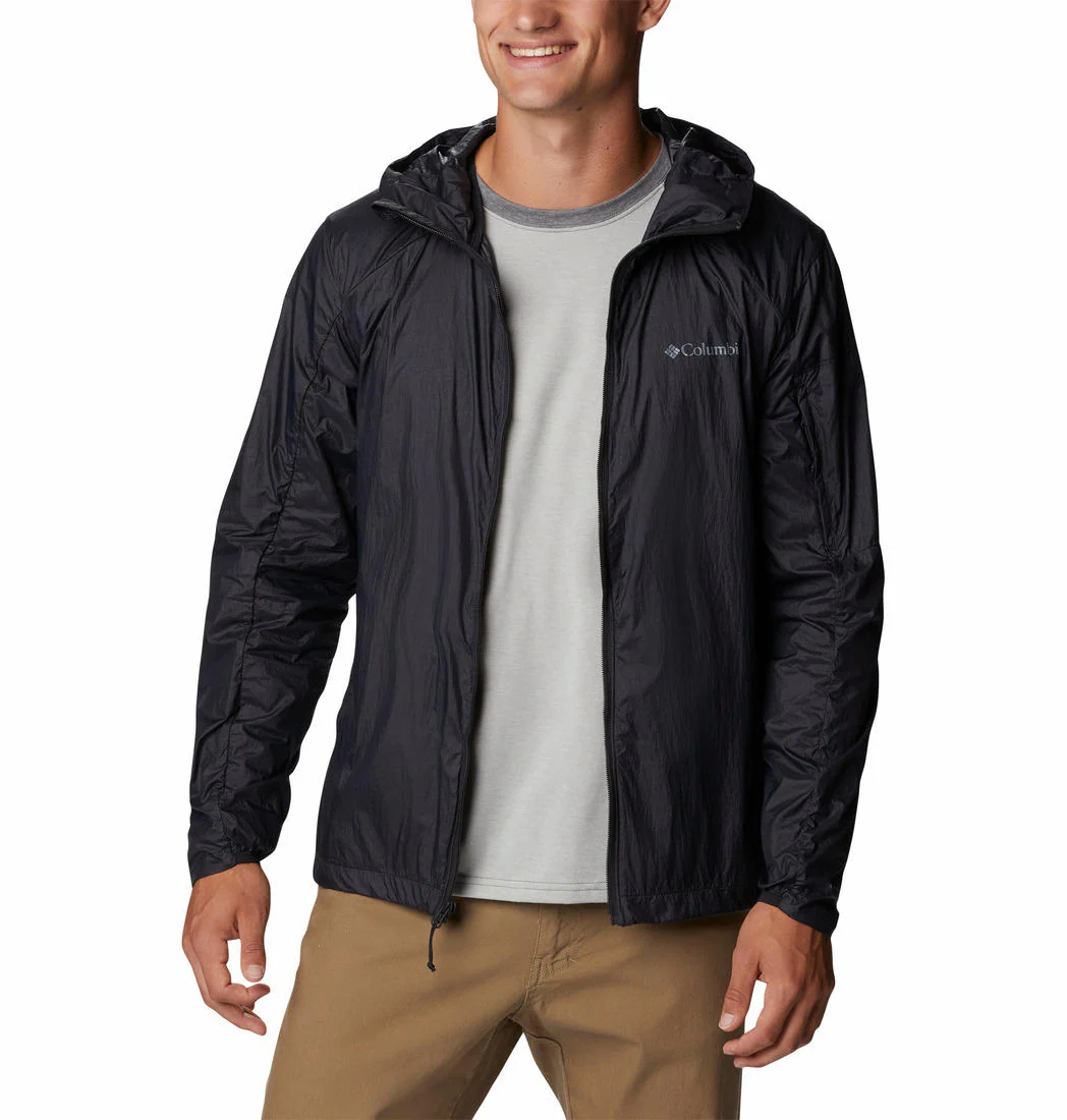 Columbia Men Black Loop Trail Windbreaker (Sun Protection) - Image 8