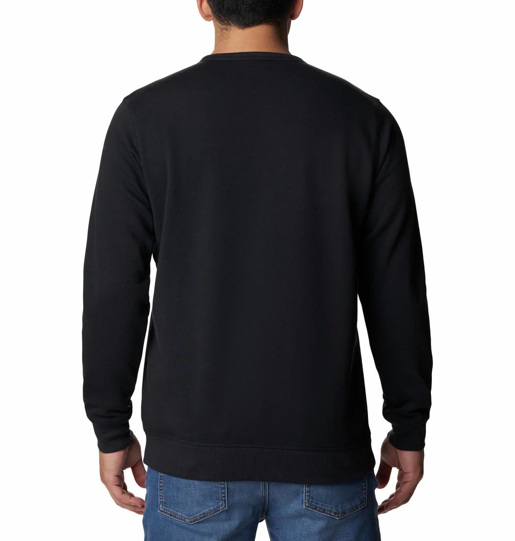 Columbia Men Black M Columbia Logo Fleece Crew (Sun Protection) - Image 5