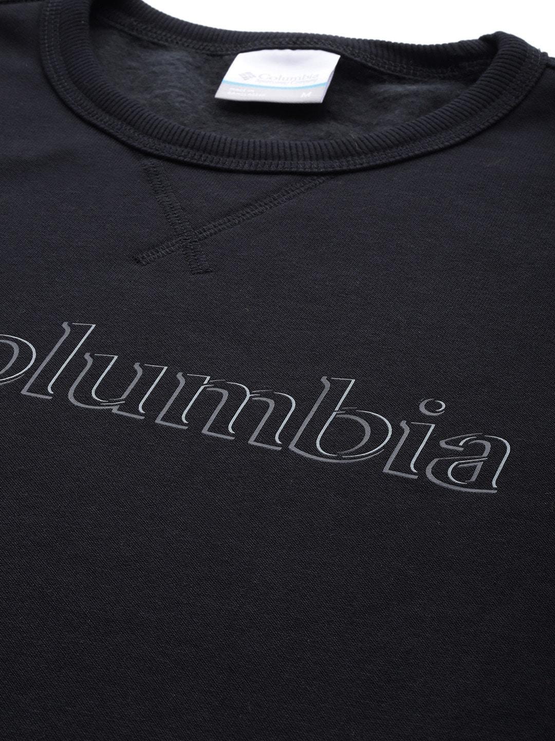 Columbia Men Black M Columbia Logo Fleece Crew (Sun Protection) - Image 6