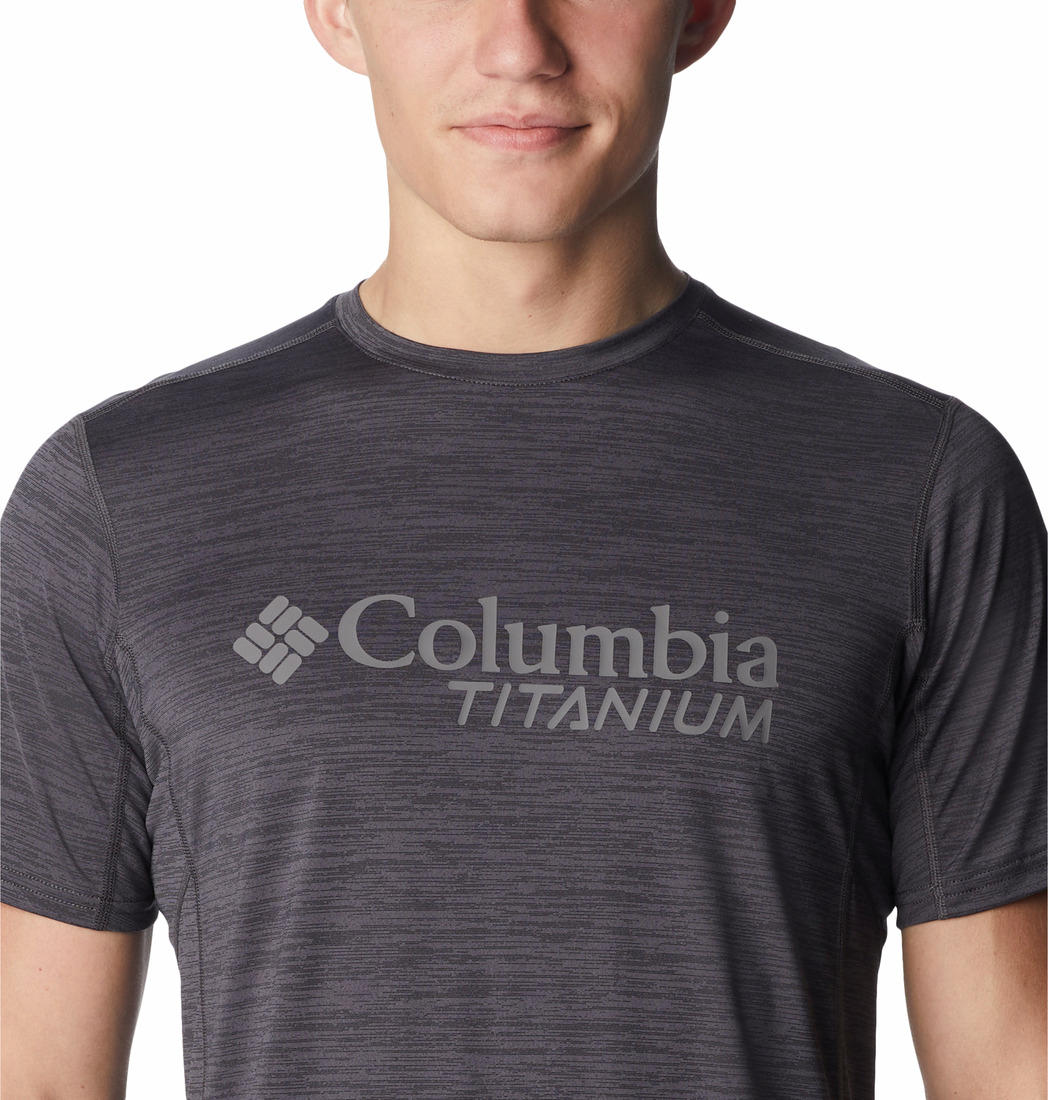Columbia Men Black M Titan Pass Graphic Tee - Image 2