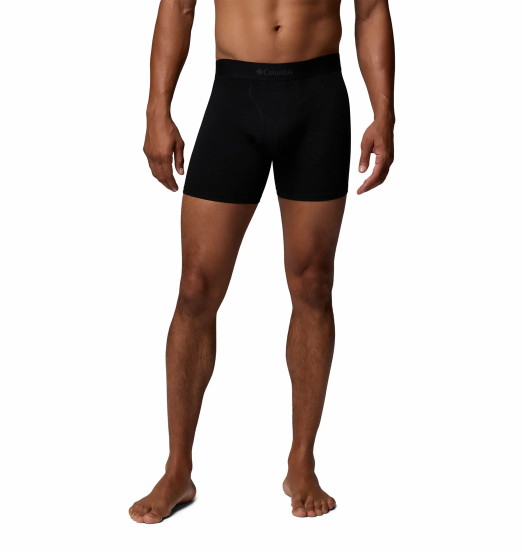 Columbia Men Black Merino Wool Boxer Brief Pack of 2 (Non Returnable) - Image 2