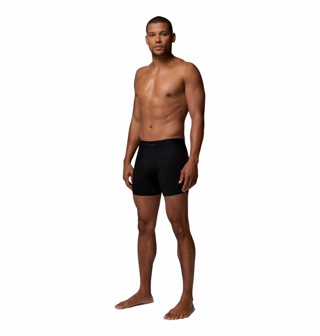 Columbia Men Black Merino Wool Boxer Brief Pack of 2 (Non Returnable) - Image 4