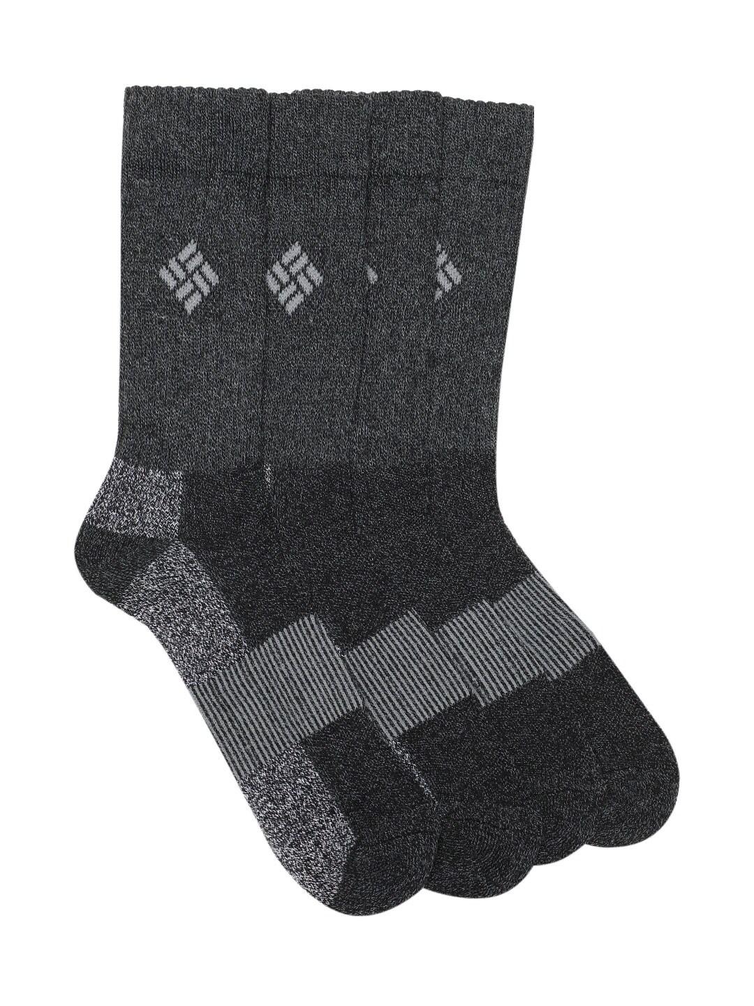 Columbia Men Black SOCKS MN 4P MOISTU CTRL-BASIC (4 Pair) (Non Returnable)