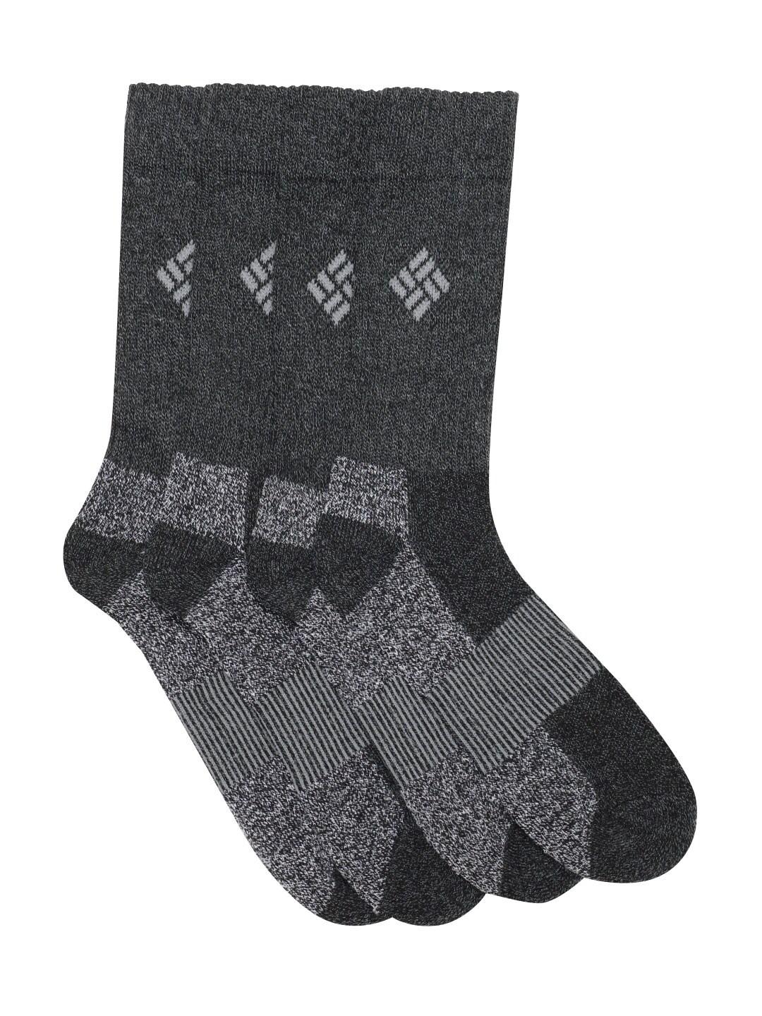 Columbia Men Black SOCKS MN 4P MOISTU CTRL-BASIC (4 Pair) (Non Returnable) - Image 2