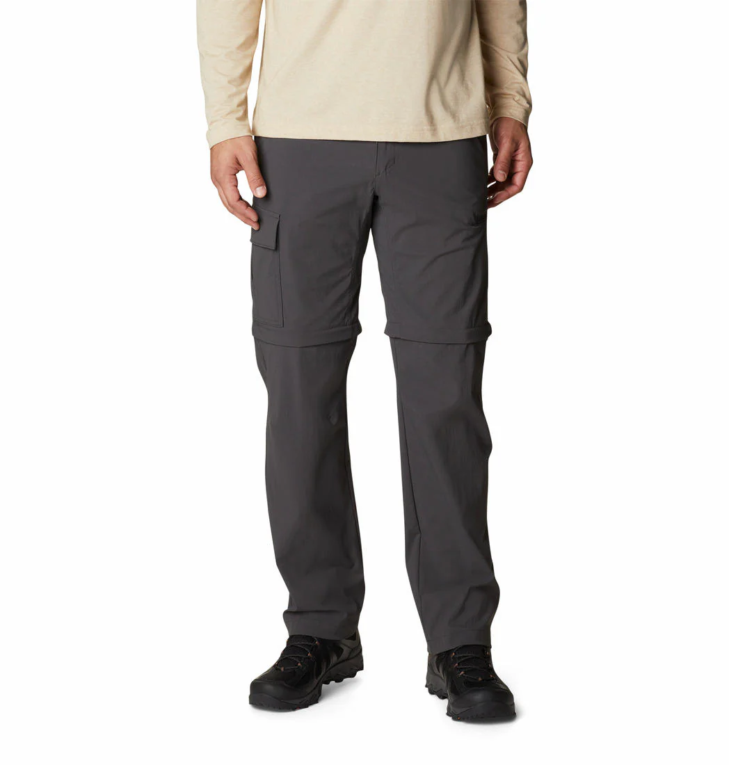 Columbia Men Black Newton Ridge II Convertible Pant (Sun Protection)