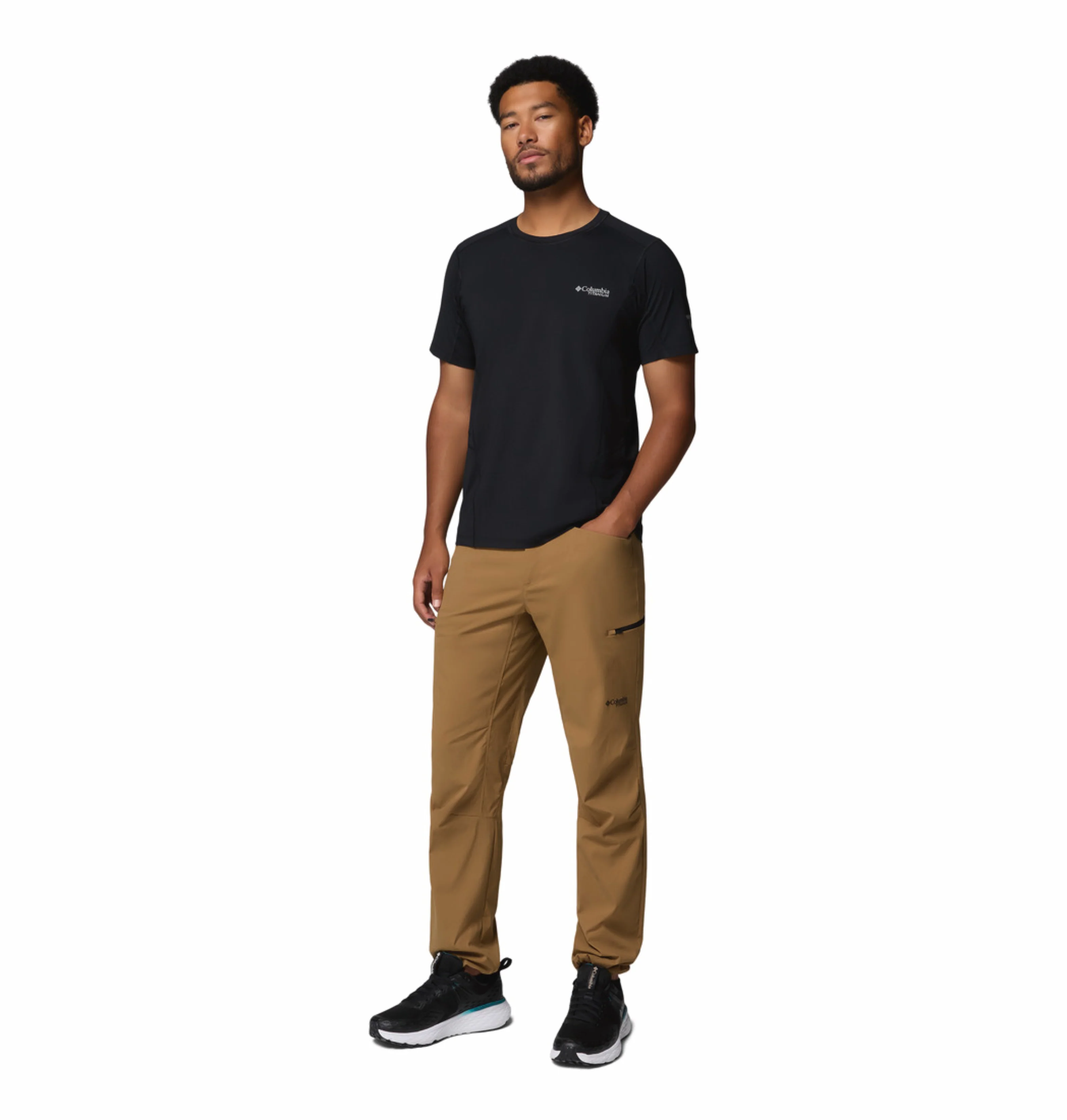 Columbia Men Black Omni-Freeze Diamond Peak Pro Tshirt - Image 5