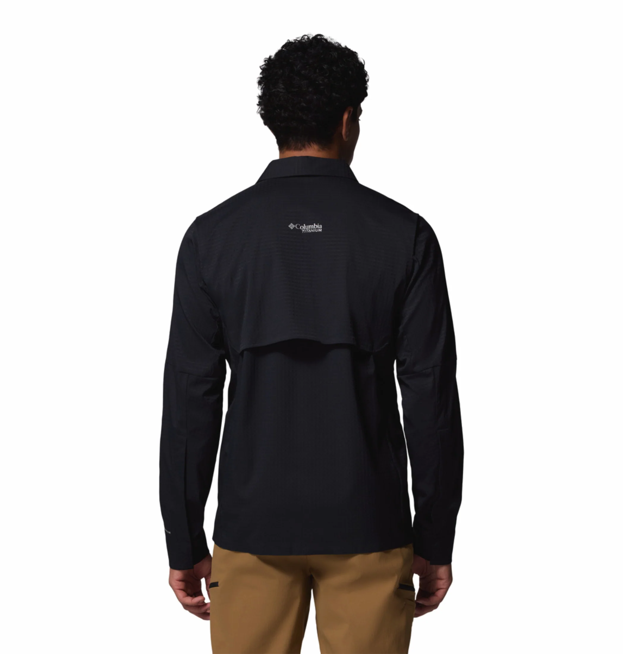 Columbia Men Black Omni-Freeze Ridge Ascent Long Sleeve Shirt - Image 4