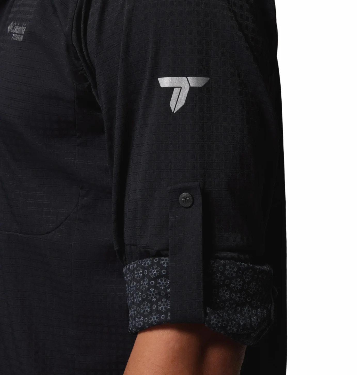 Columbia Men Black Omni-Freeze Ridge Ascent Long Sleeve Shirt - Image 8