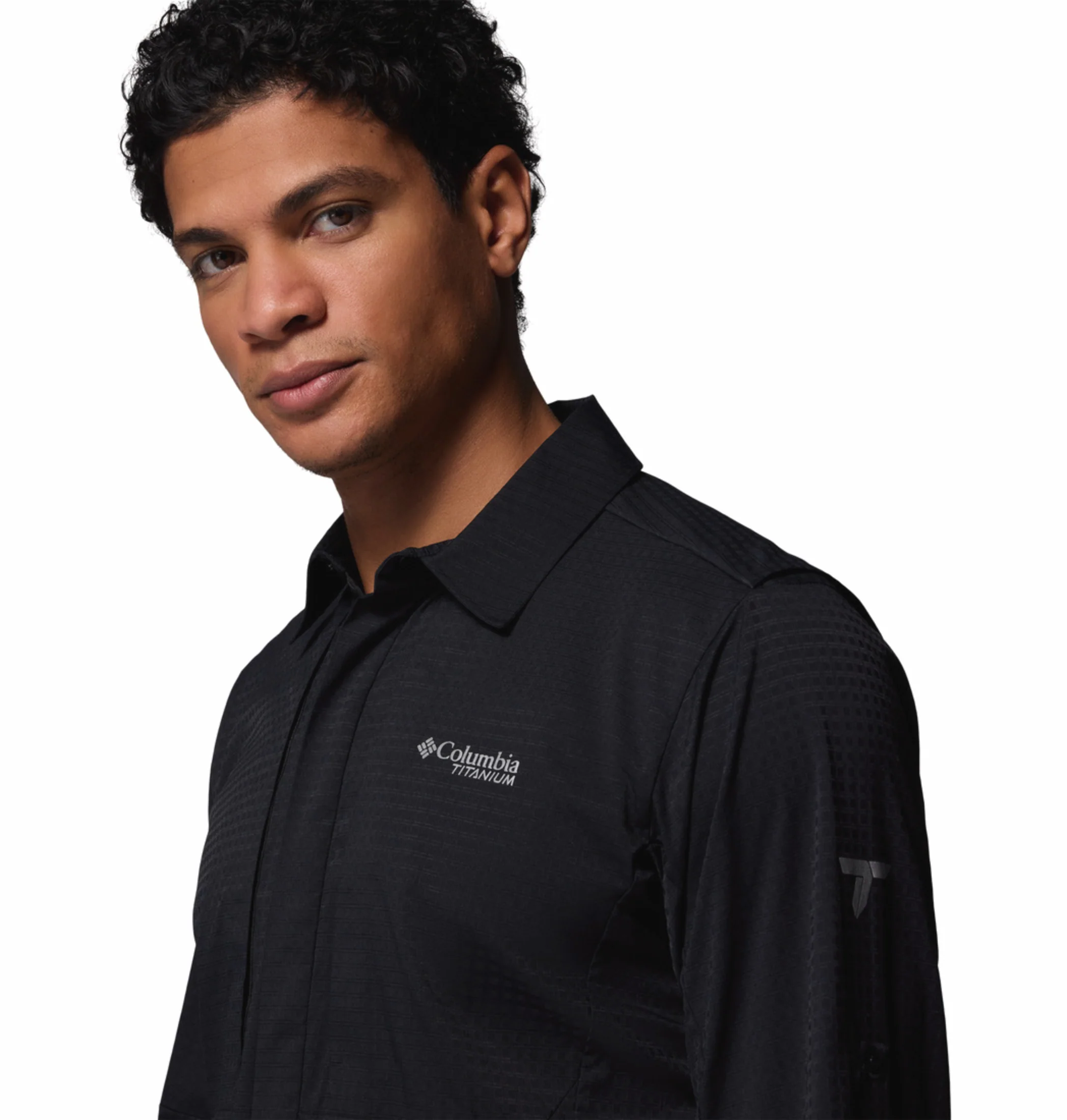 Columbia Men Black Omni-Freeze Ridge Ascent Long Sleeve Shirt - Image 9